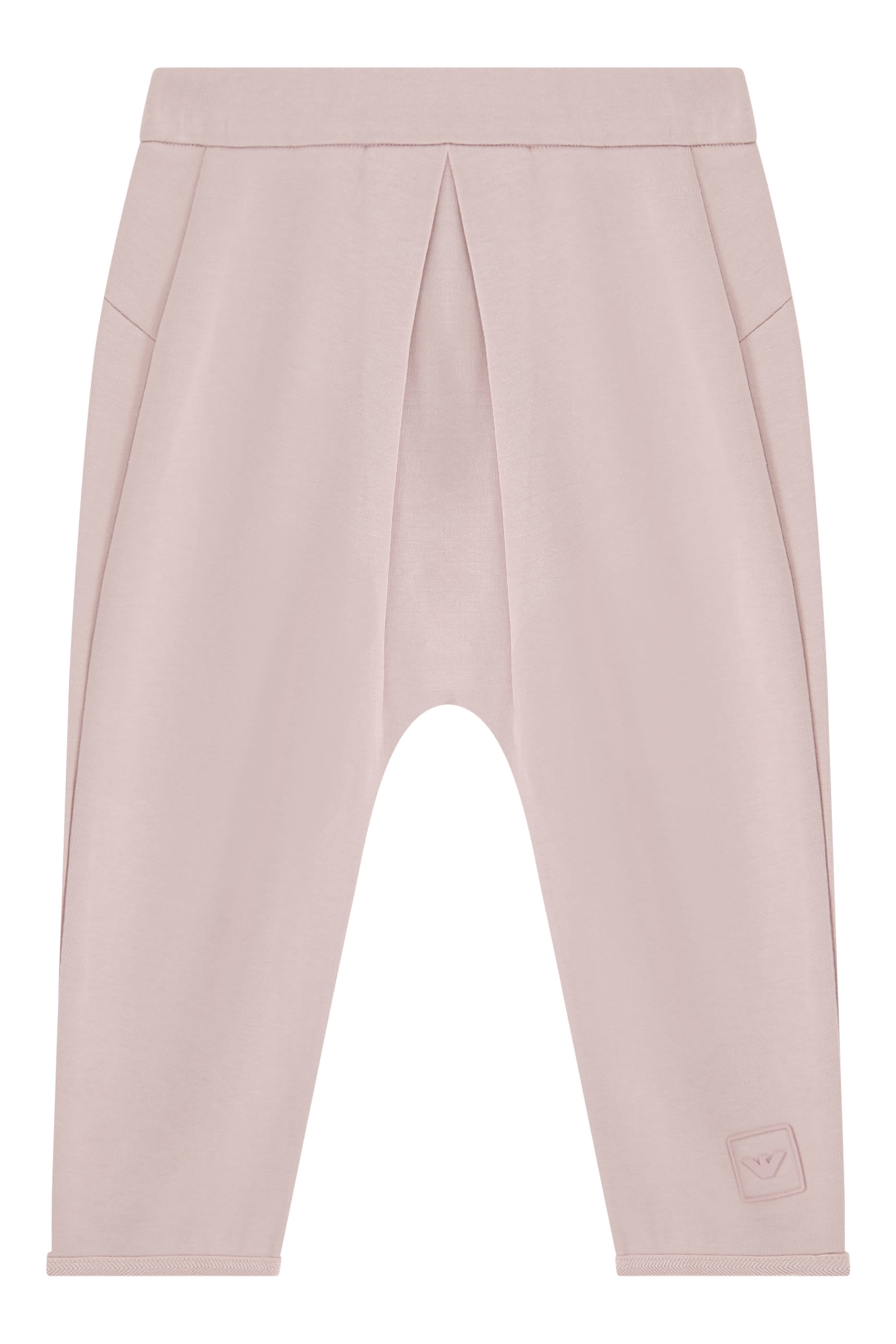 بنطال رياضي برقعة شعار الماركة صغيرة للأطفال