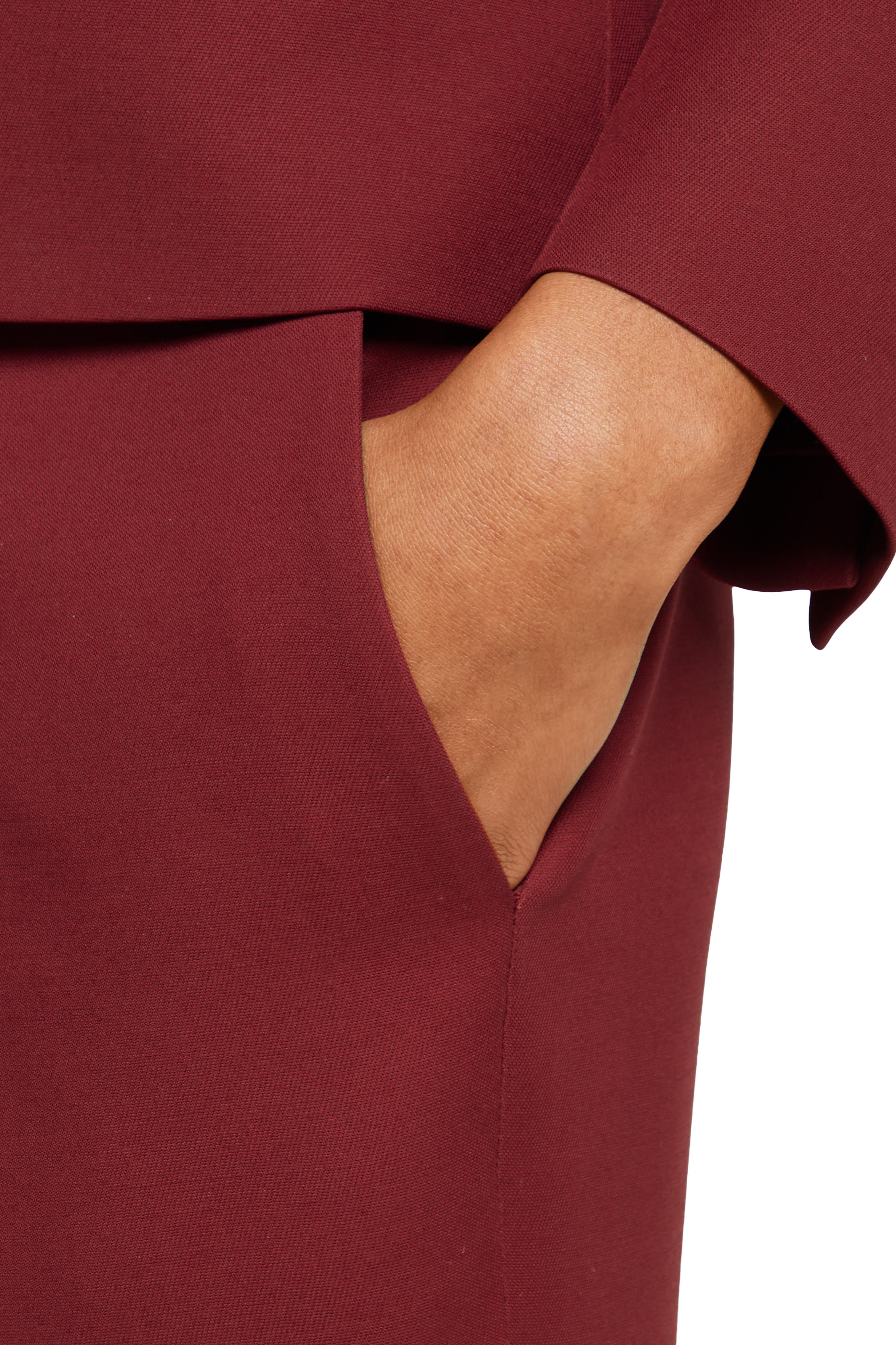 بنطال بشعار الماركة صوف حرير مطرز