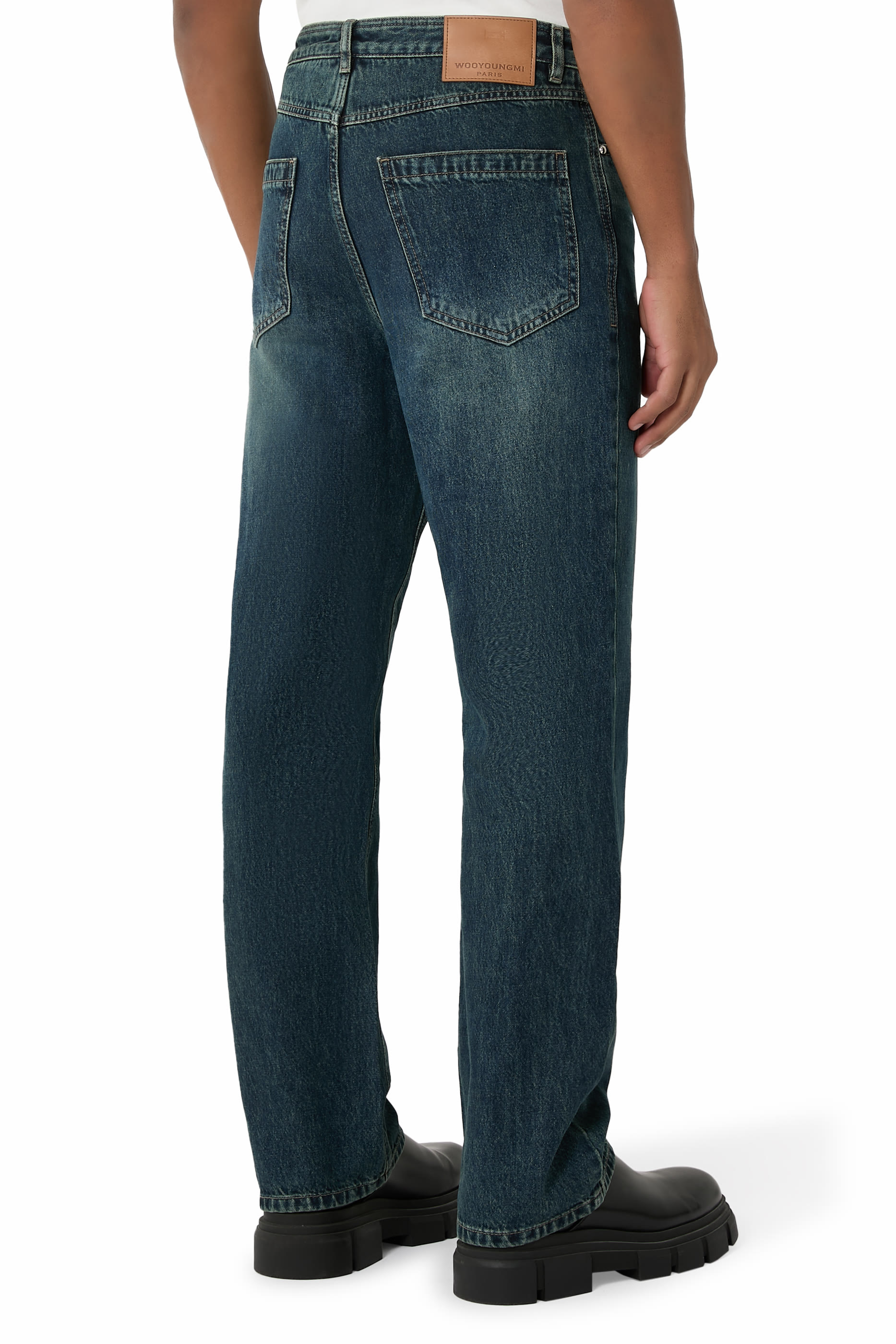Straight Denim Pants