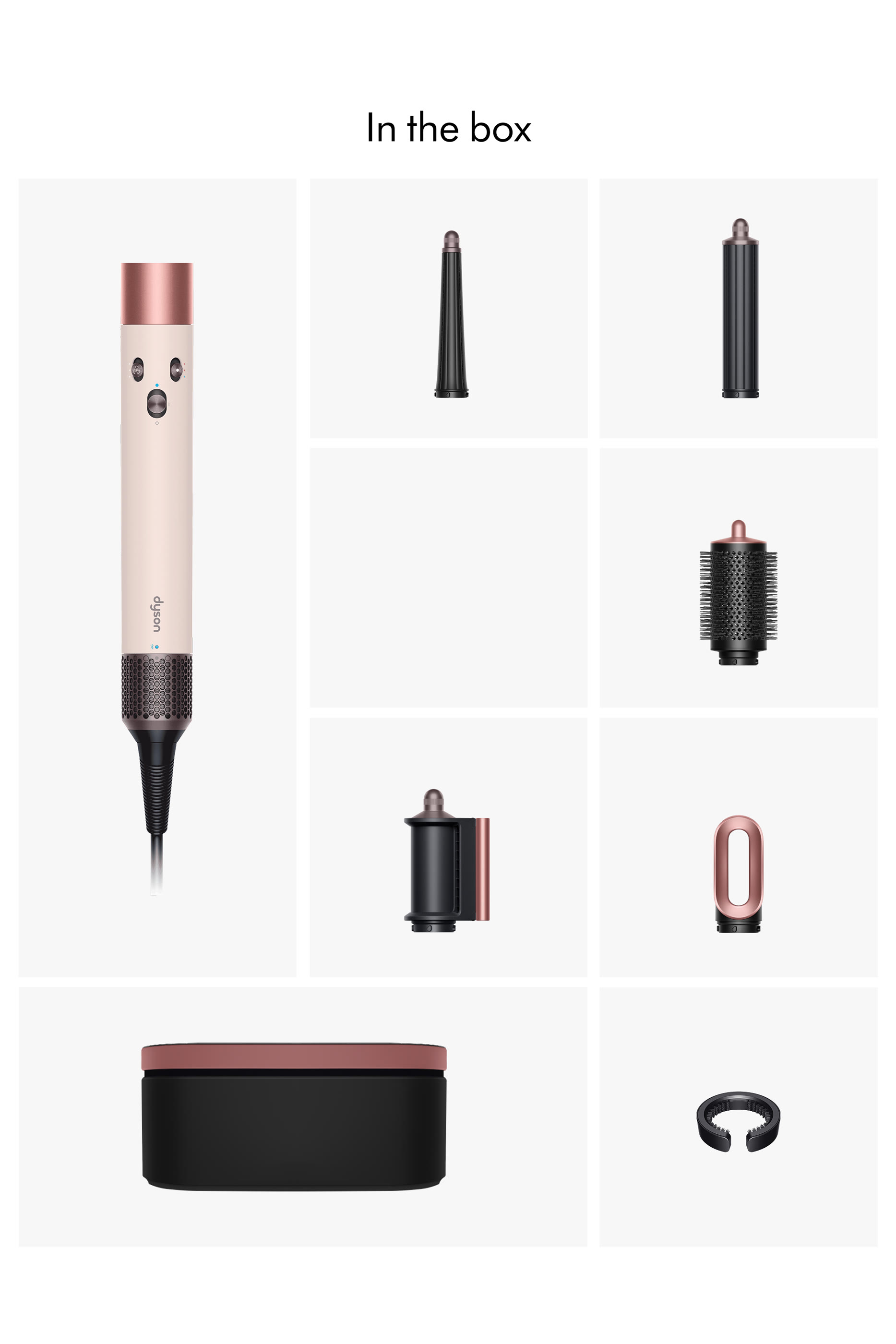 مجفف ومصفف شعر اير راب متعدد الاستخدامات - للشعر المستقيم والمموج