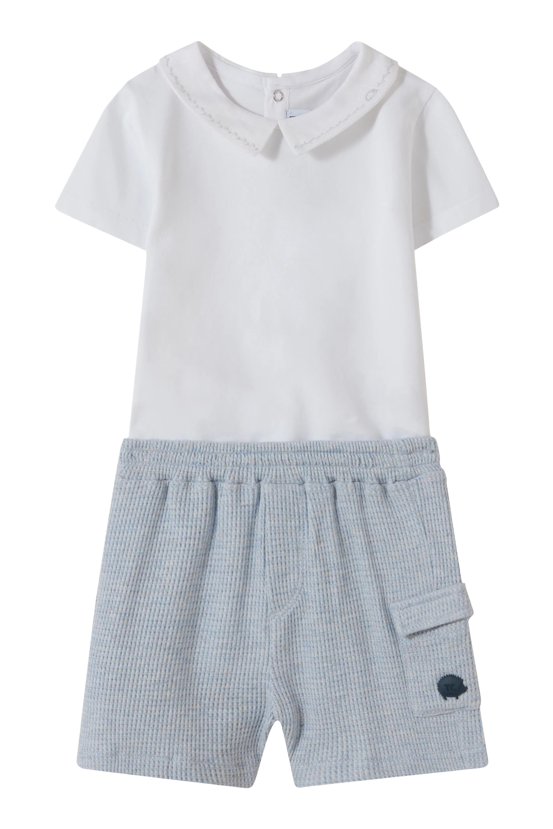 Kids Embroidered-Detail Body Rompers