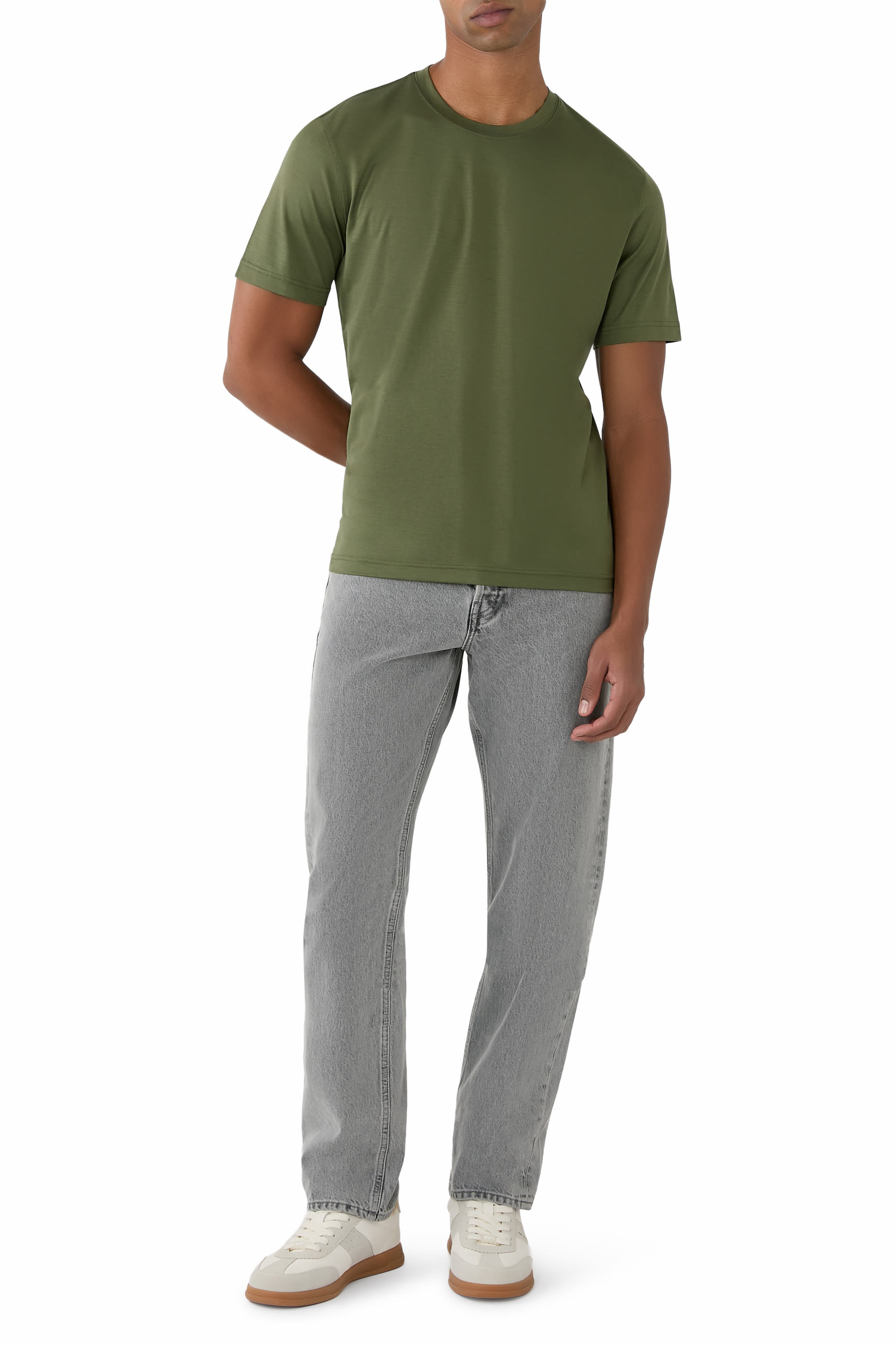 تيشيرت قطن وحرير