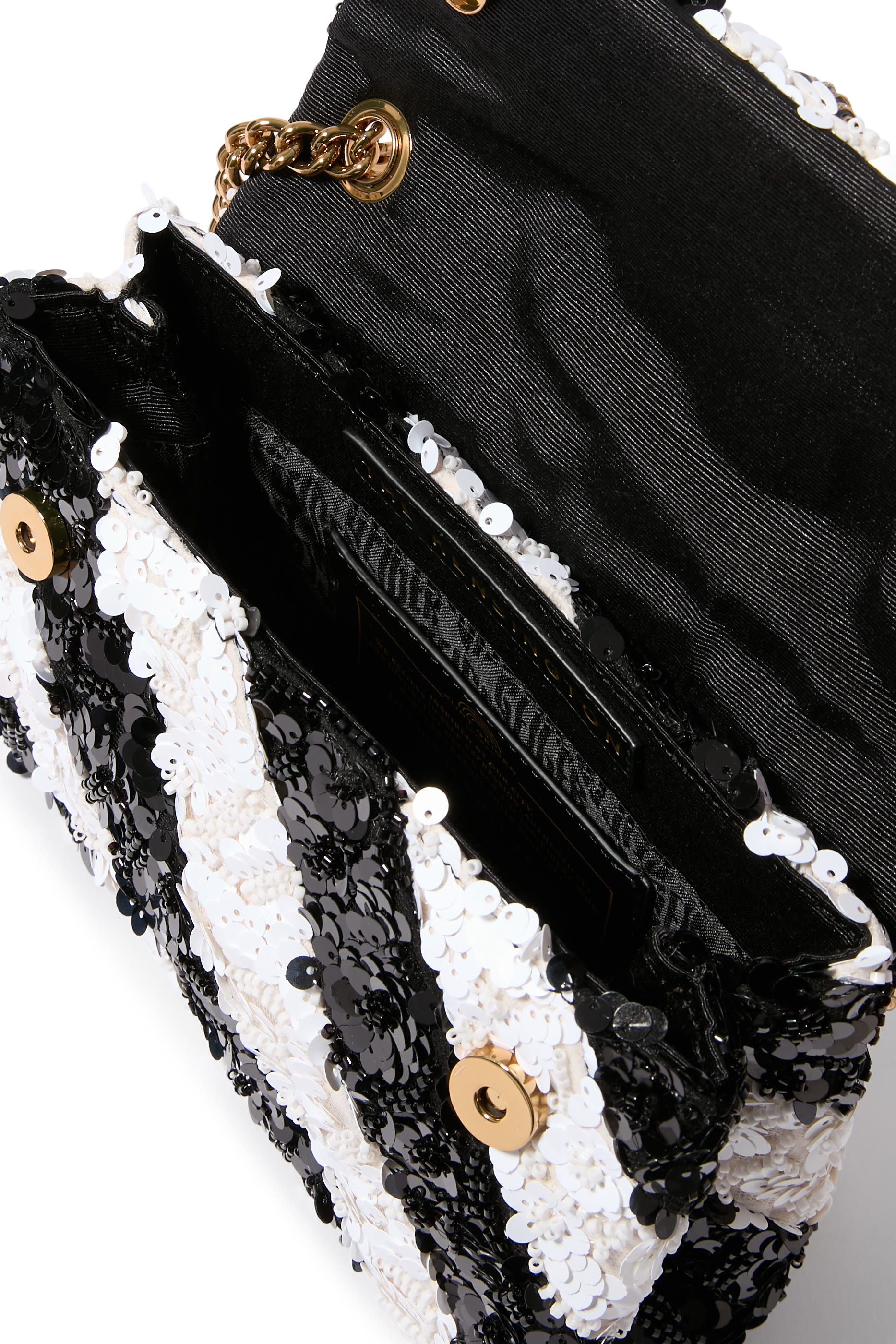 حقيبة كنسينغتون متوسطة مزينة بالترتر