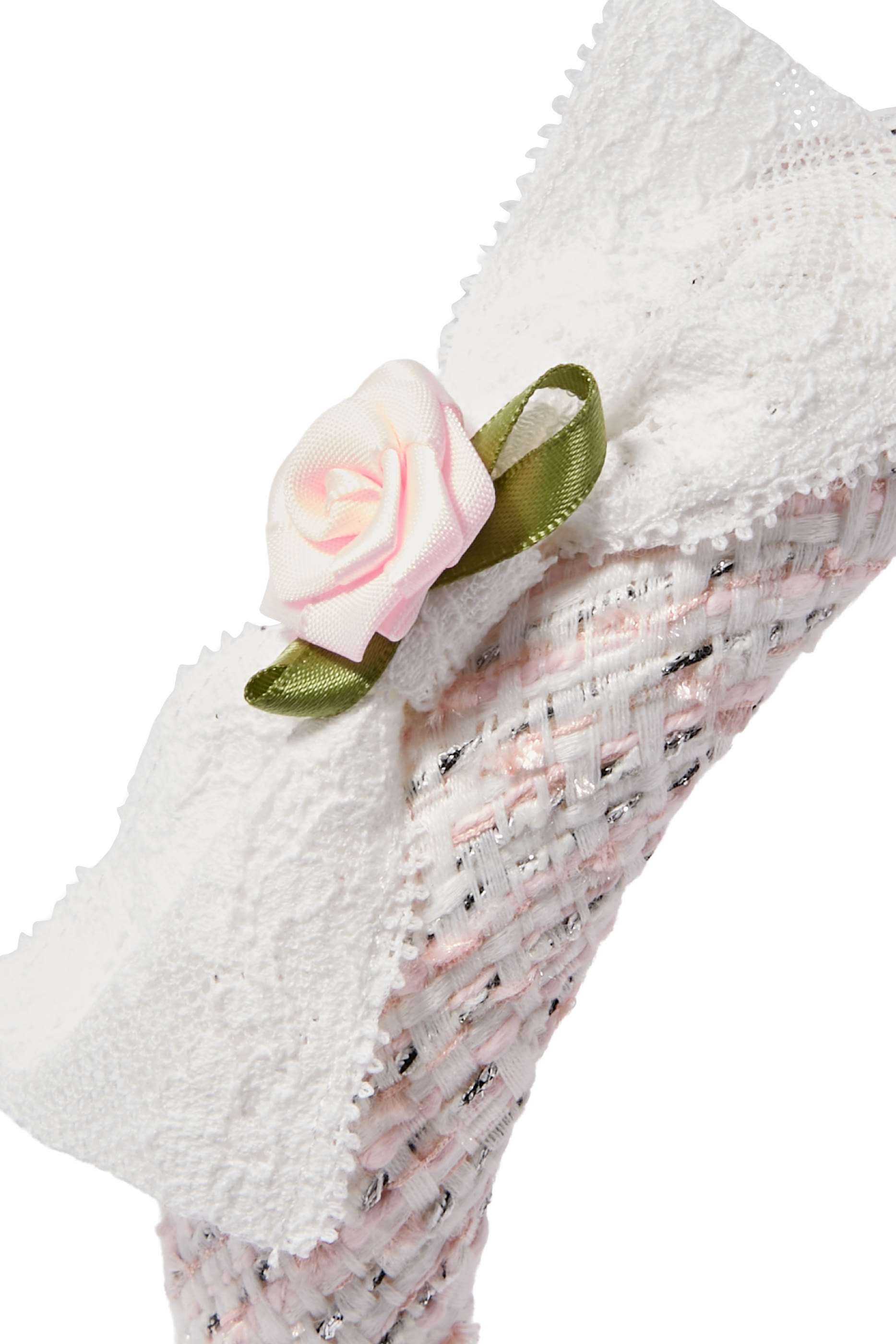 طوق رأس بوكليه بفيونكة دانتيل للأطفال