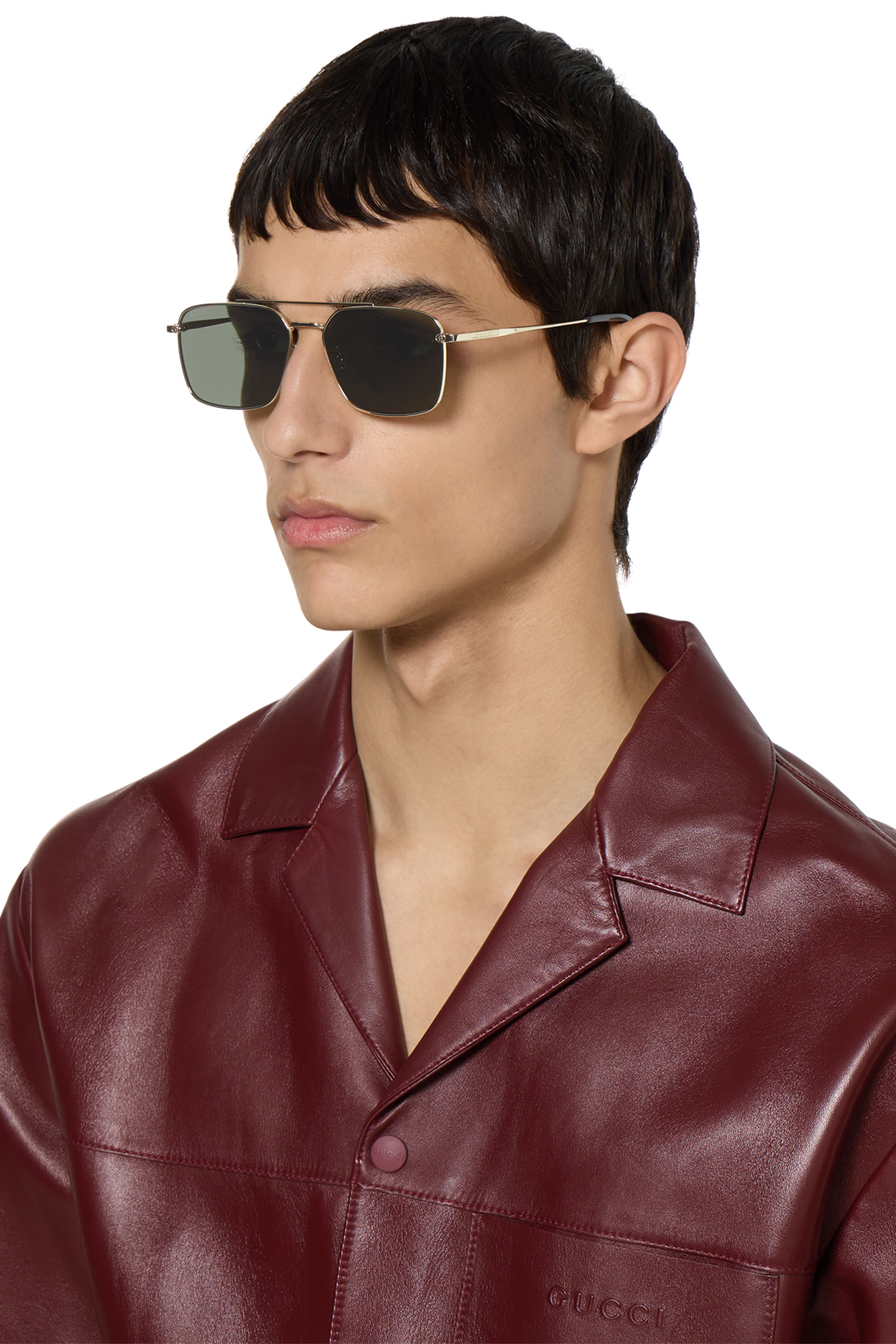 GG1957SA Specialized-Fit Rectangular Sunglasses