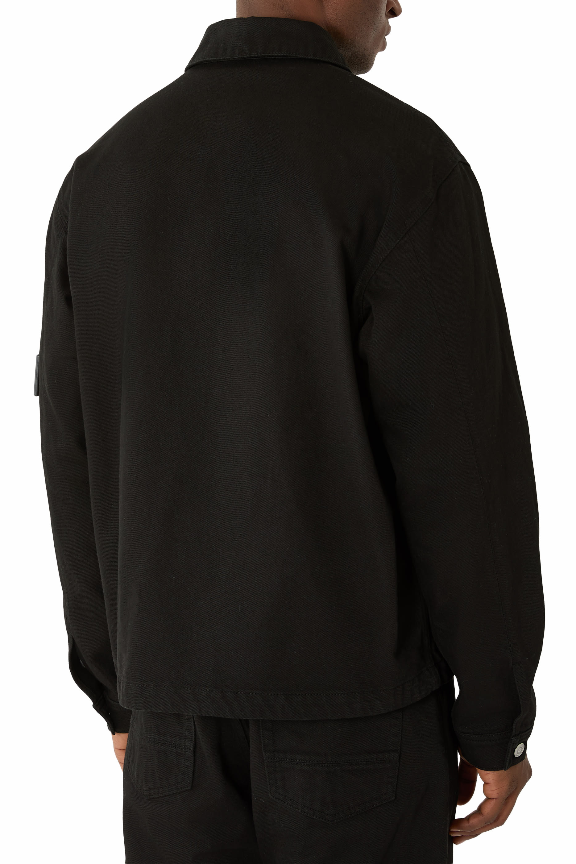 جاكيت بصف أزرار بتصميم مبطن