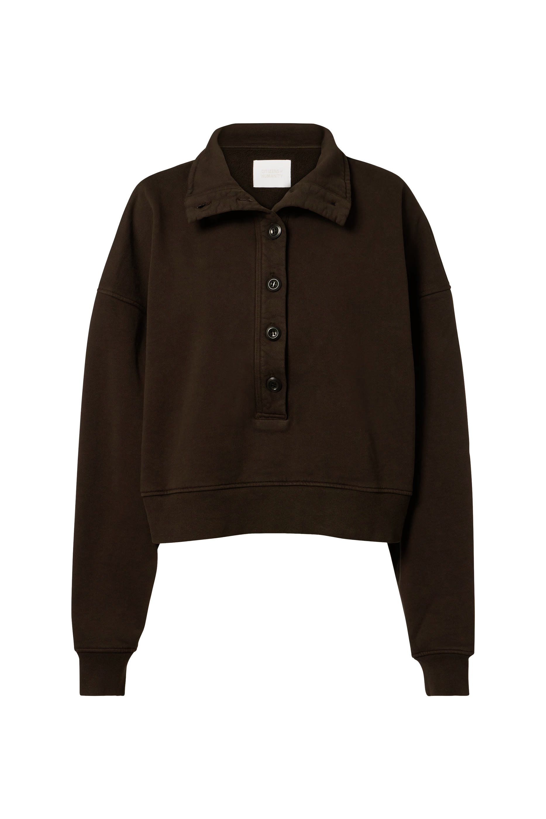 سويت شيرت ميريل بياقة تفاصيل عالية