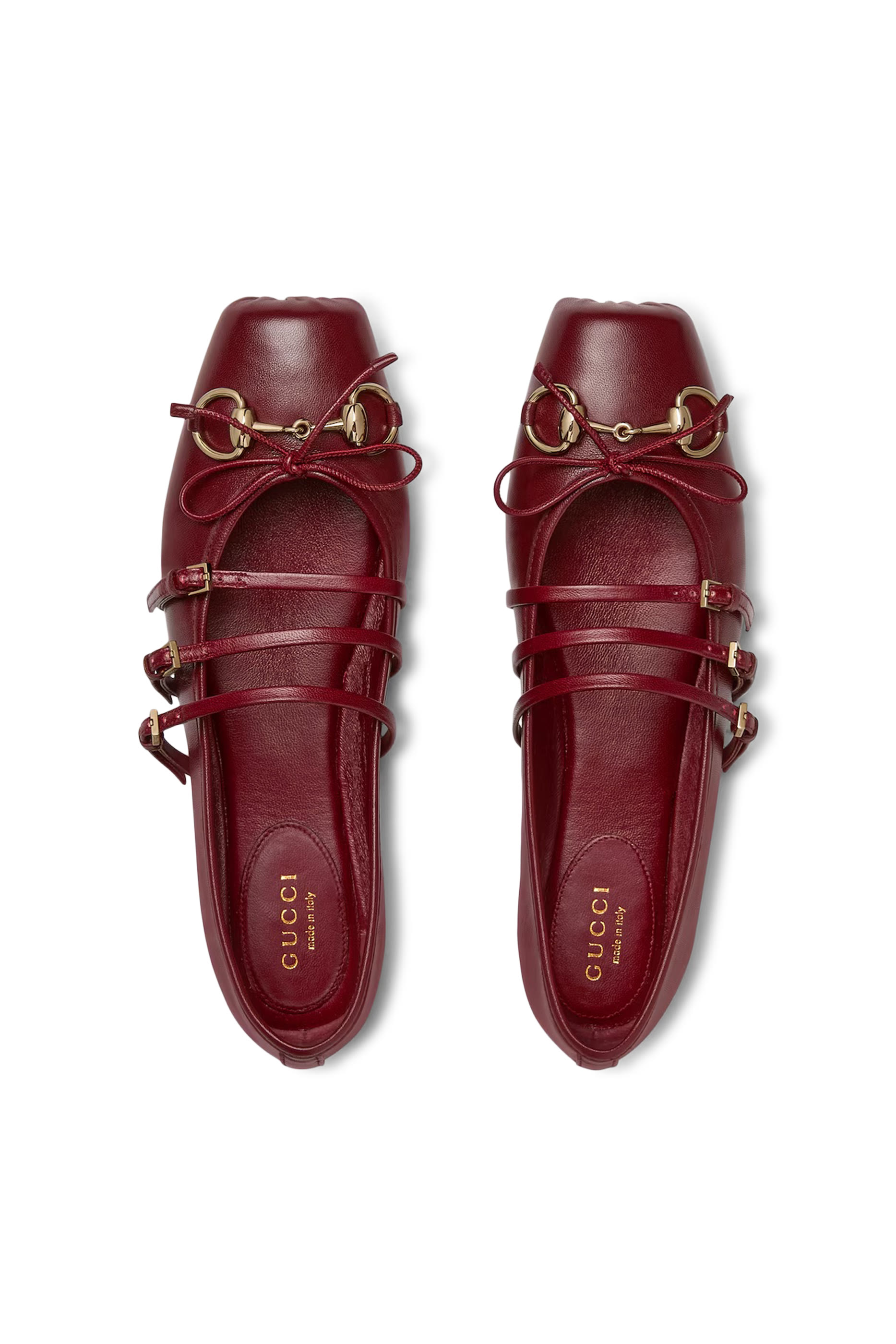 حذاء بارلينا بنعل مسطح وحلية لجام الحصان