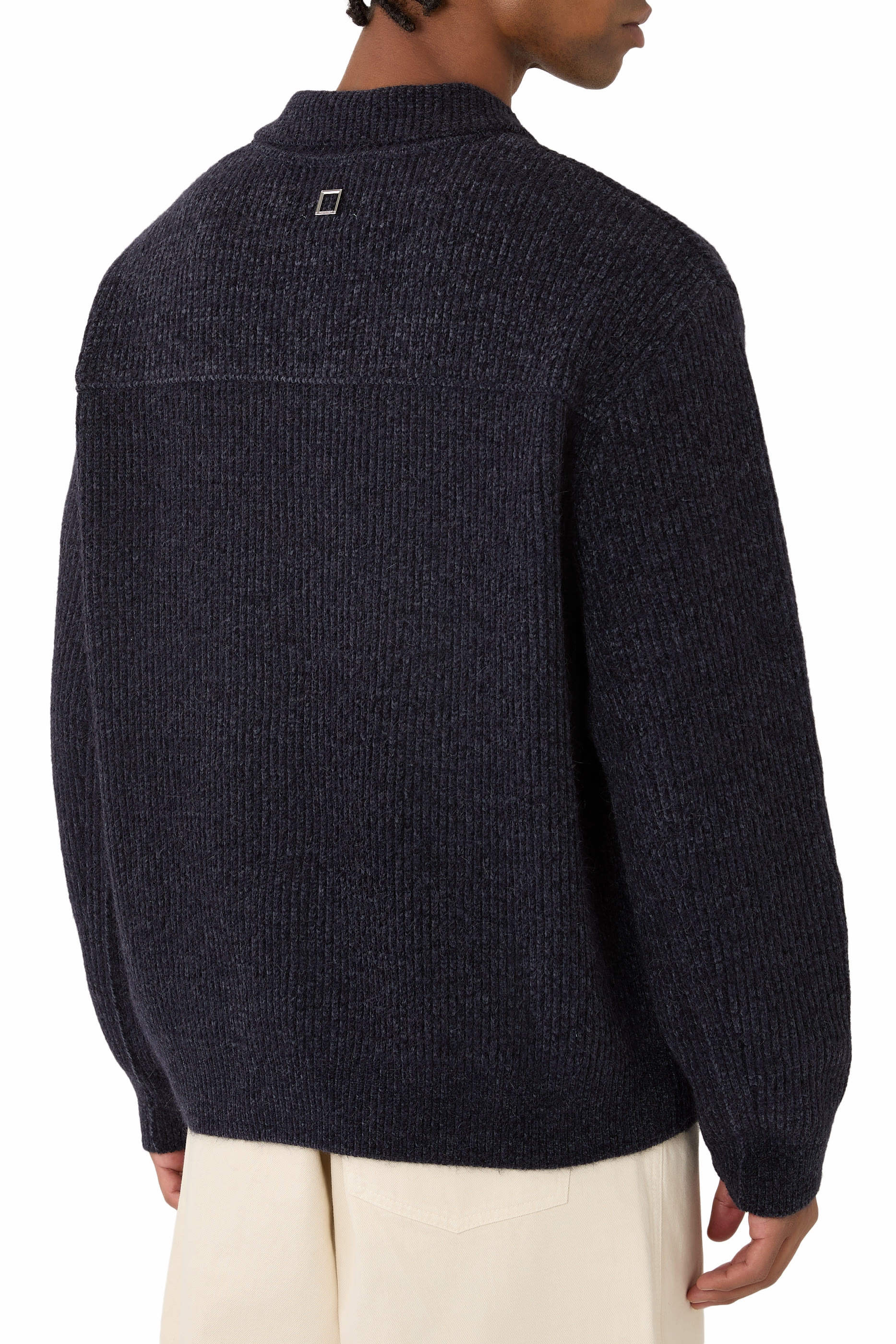 جاكيت منسوج بسحاب