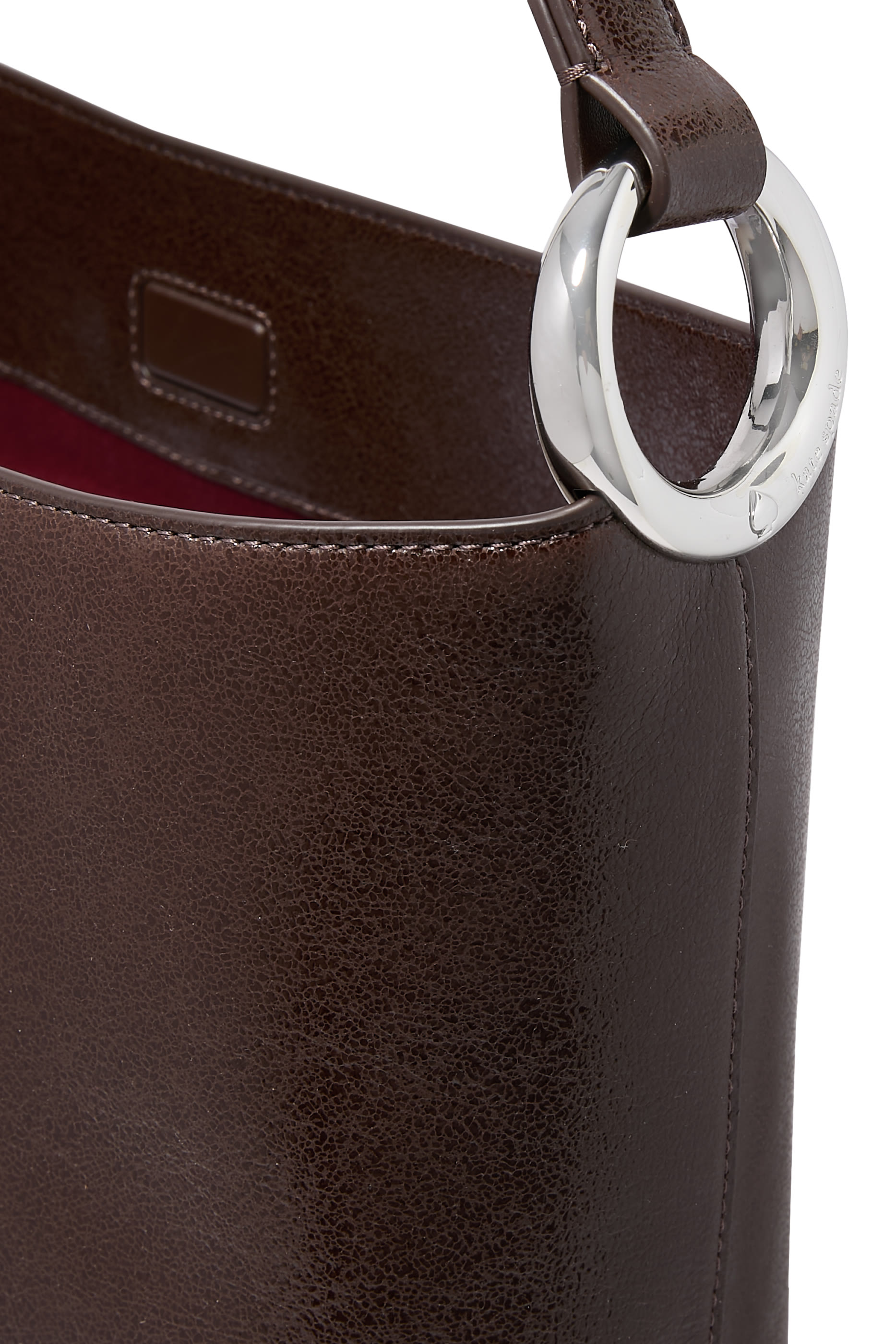 حقيبة باكيت هالو كبيرة جلد لامع