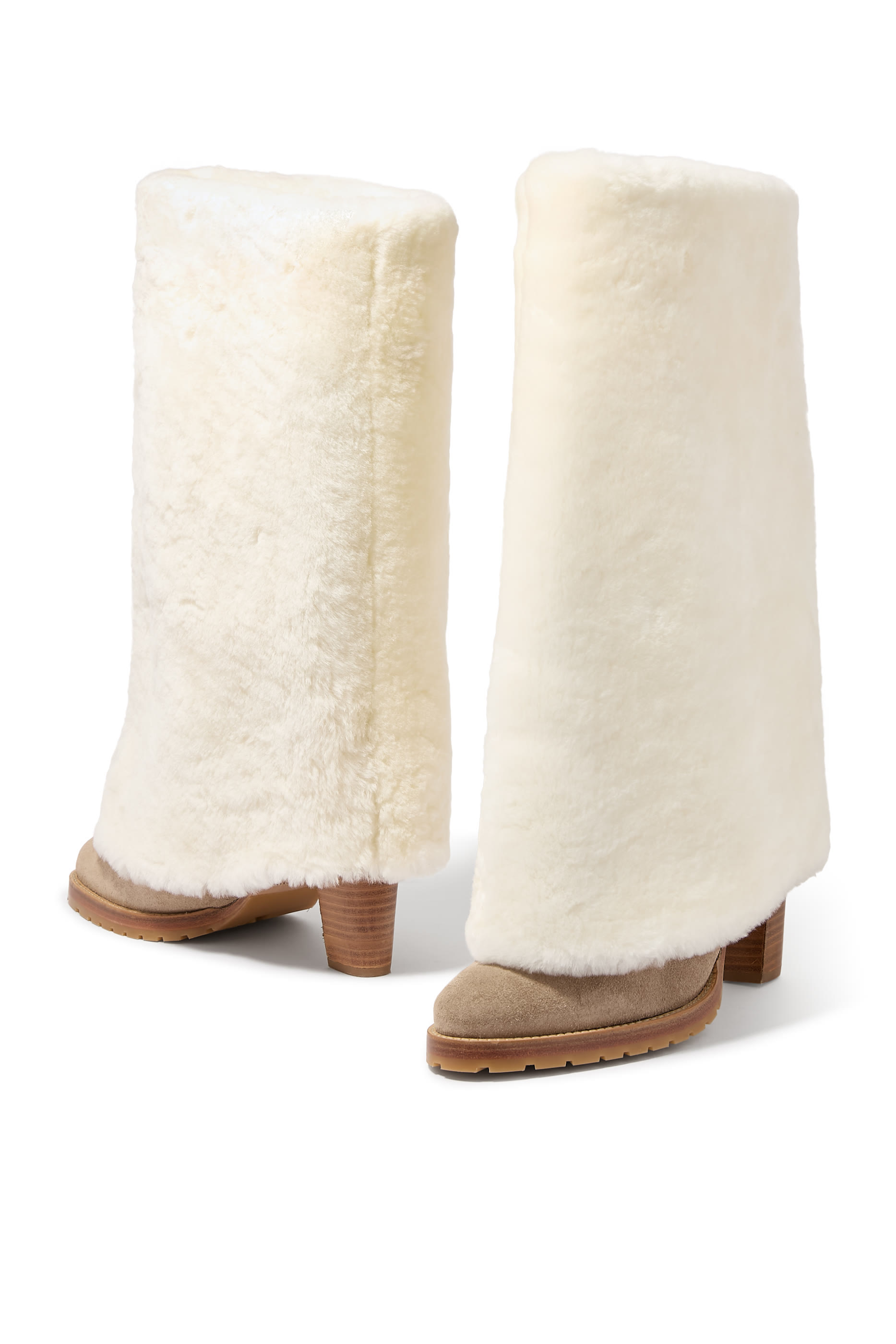 بوت 85 بكعب جلد حمل ميرينو