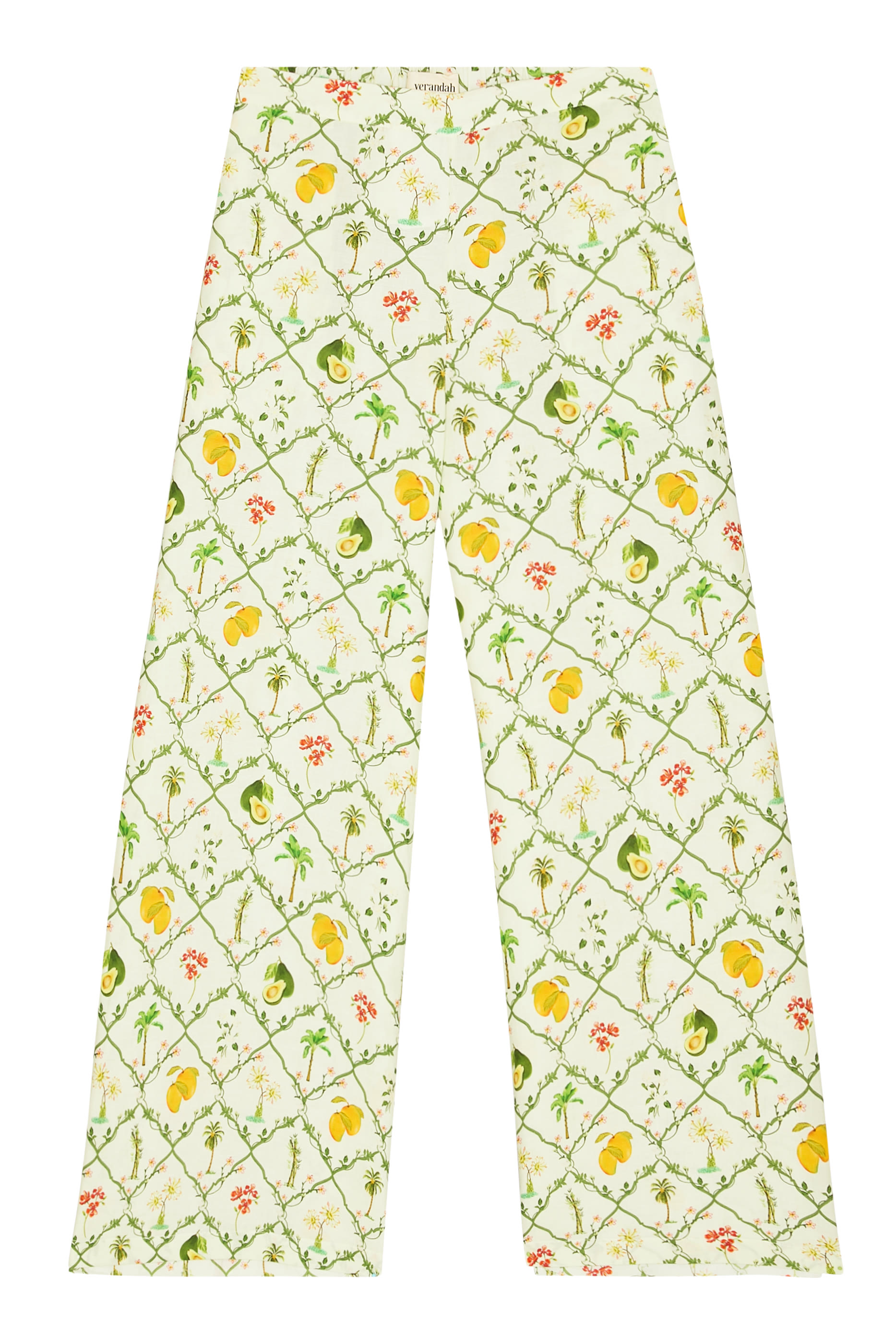 بنطال بقصة ساق واسعة