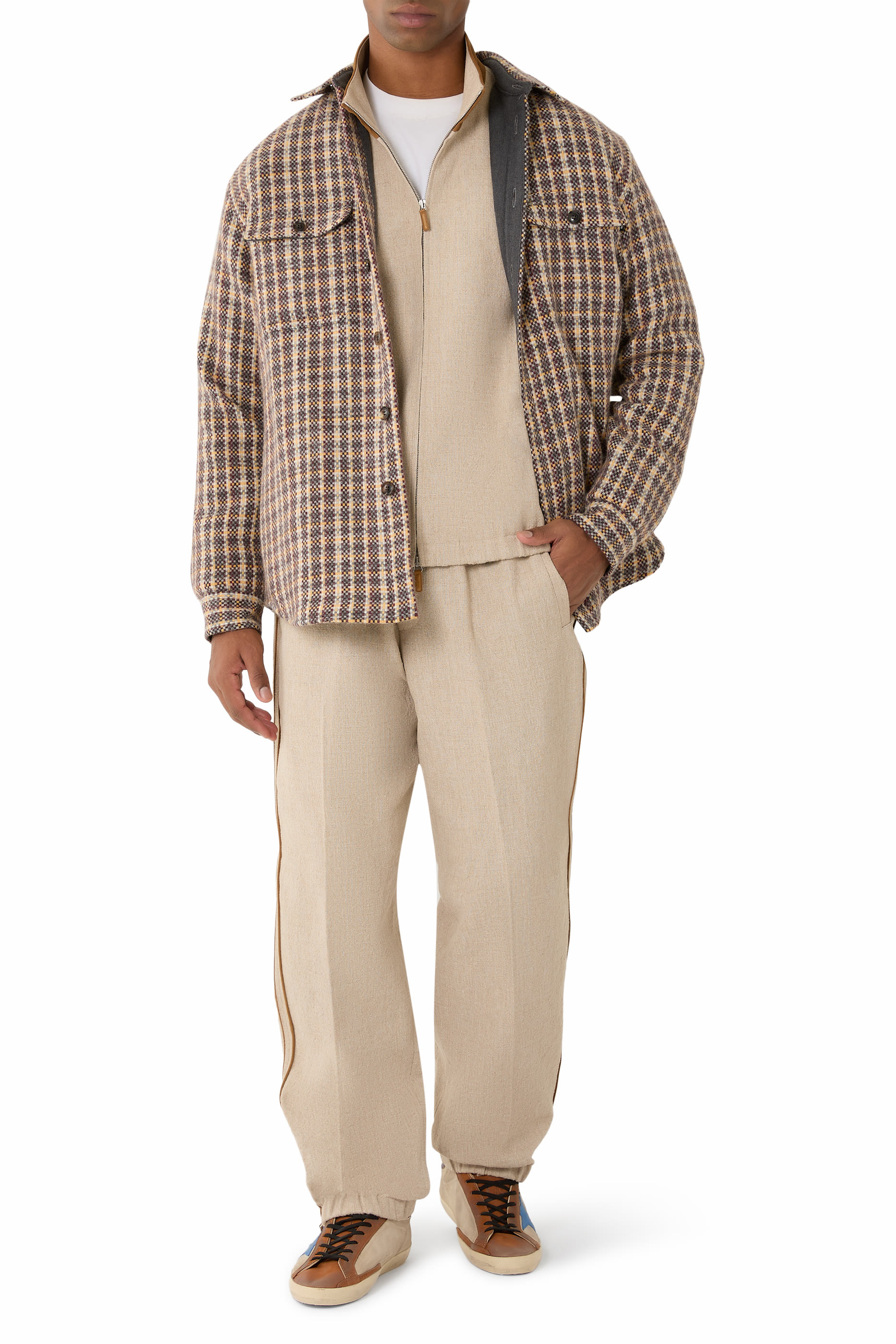 جاكيت رياضي بحواف شمواه