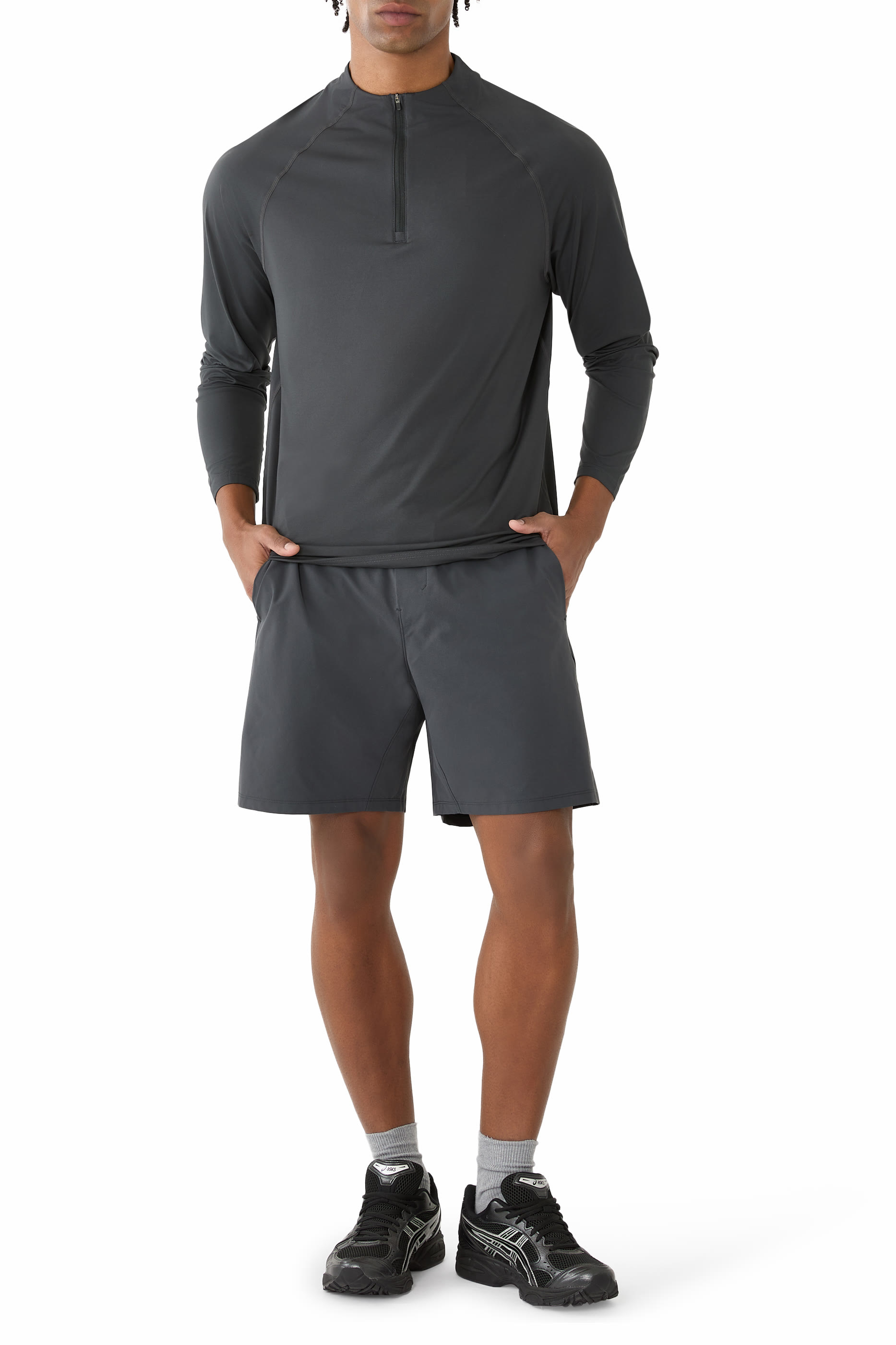 بلوزة كور بربع سحاب