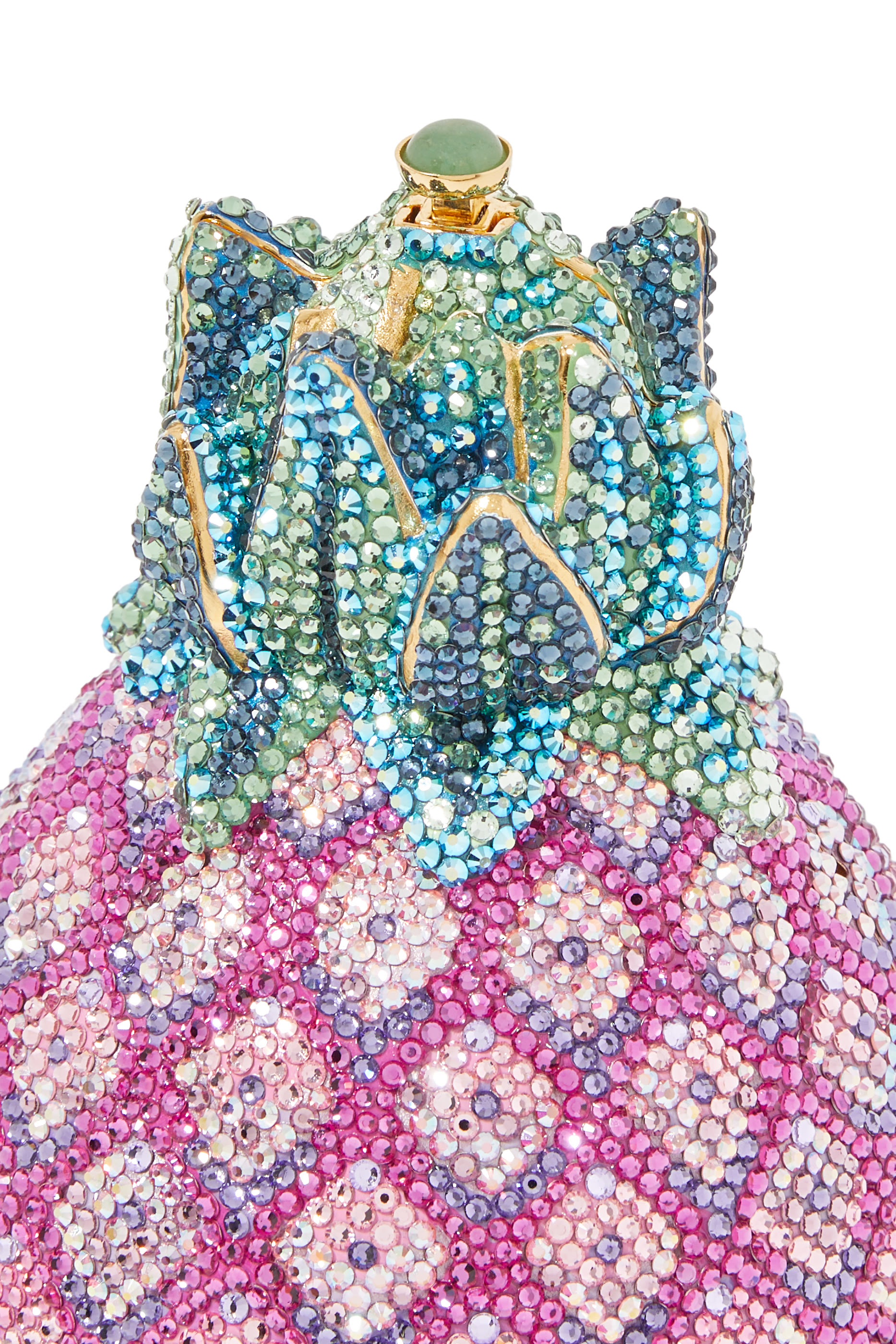 كلاتش بتصميم أناناس مرصعة بالكريستال