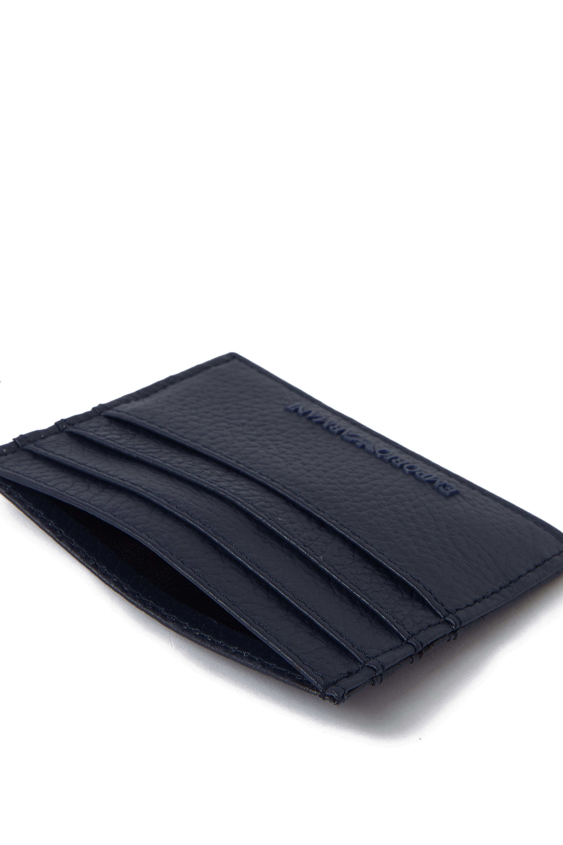 حافظة بطاقات بشعار الماركة