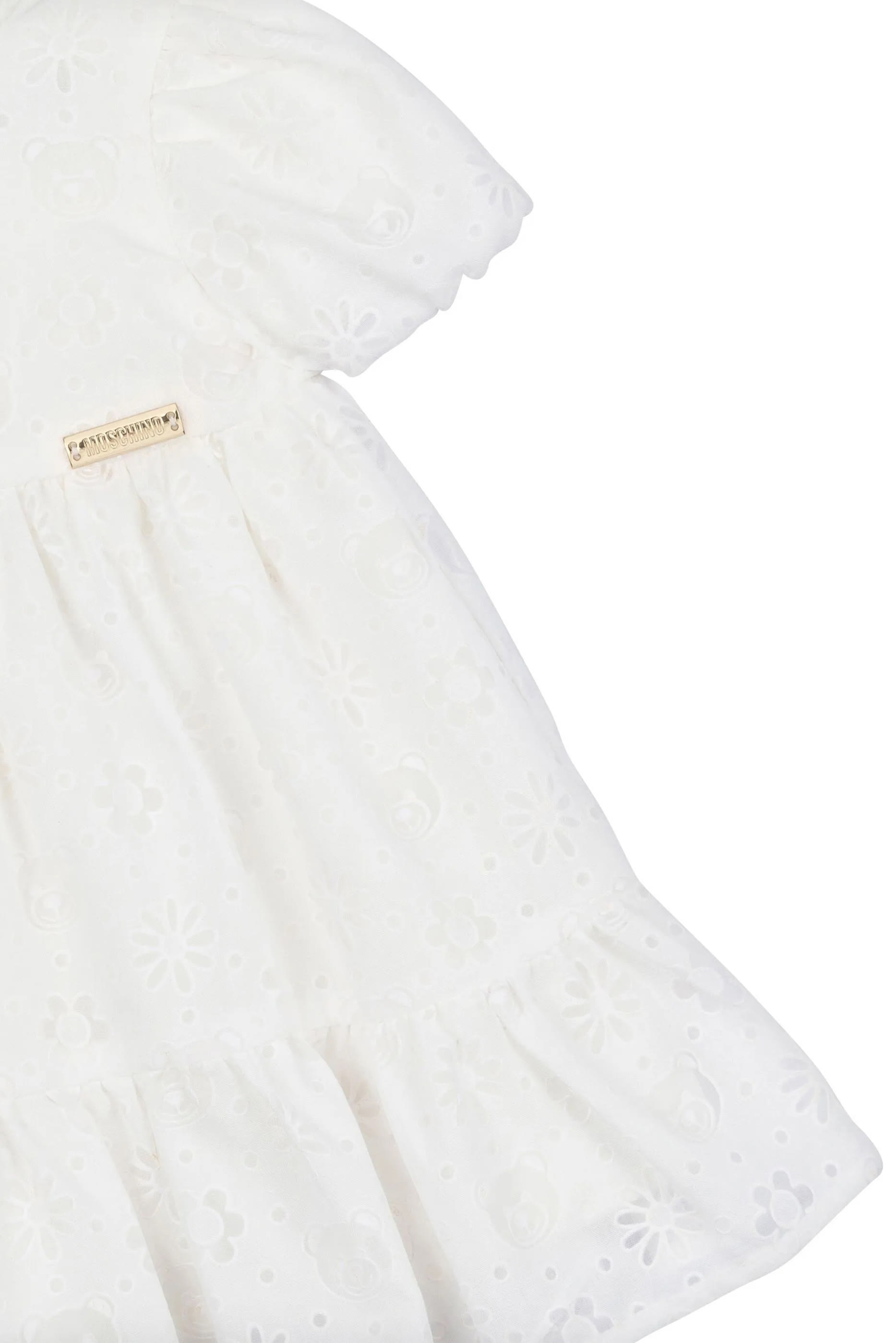 فستان بحلية بشعار الماركة للأطفال