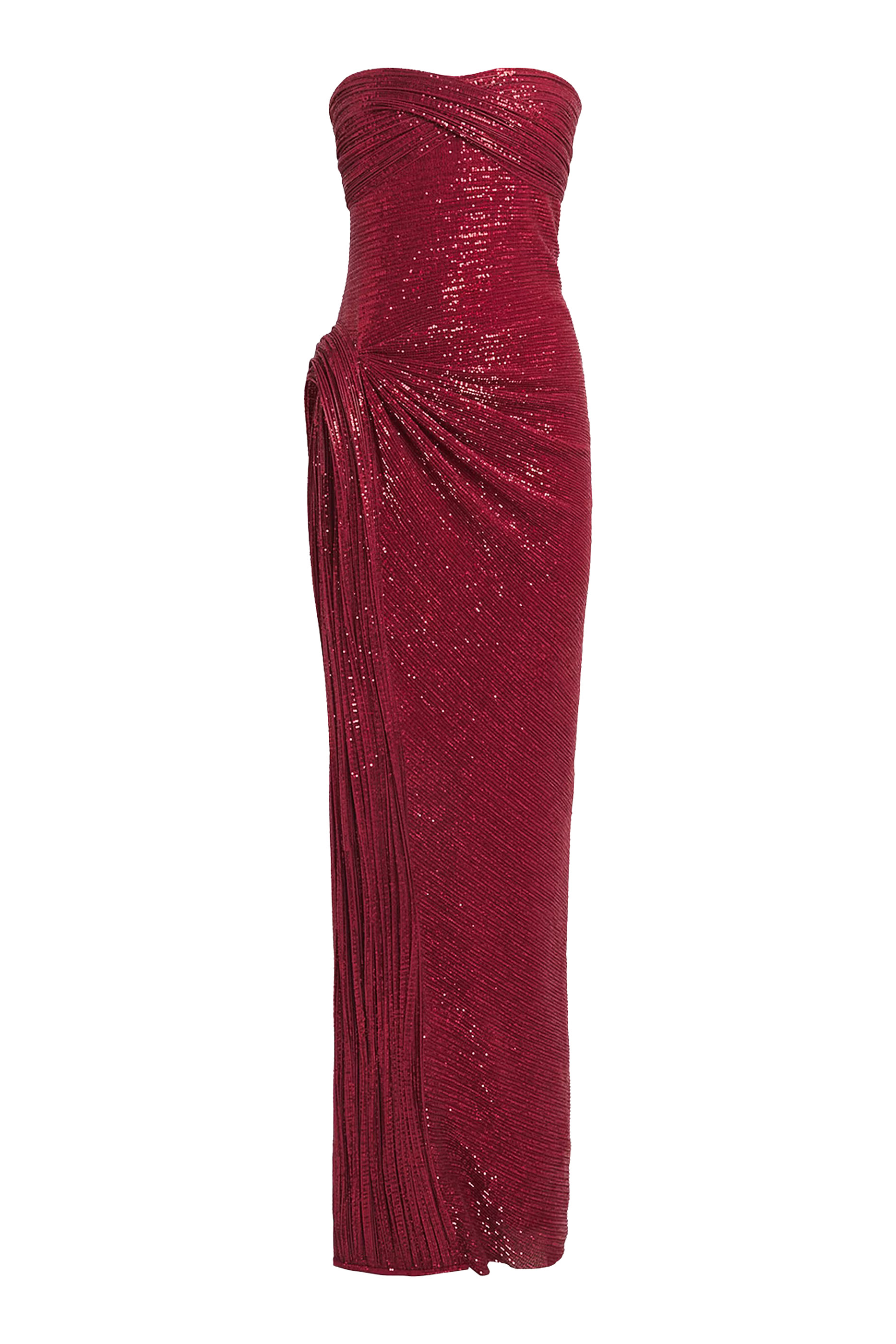 فستان سهرة سولار مطرز بترتر