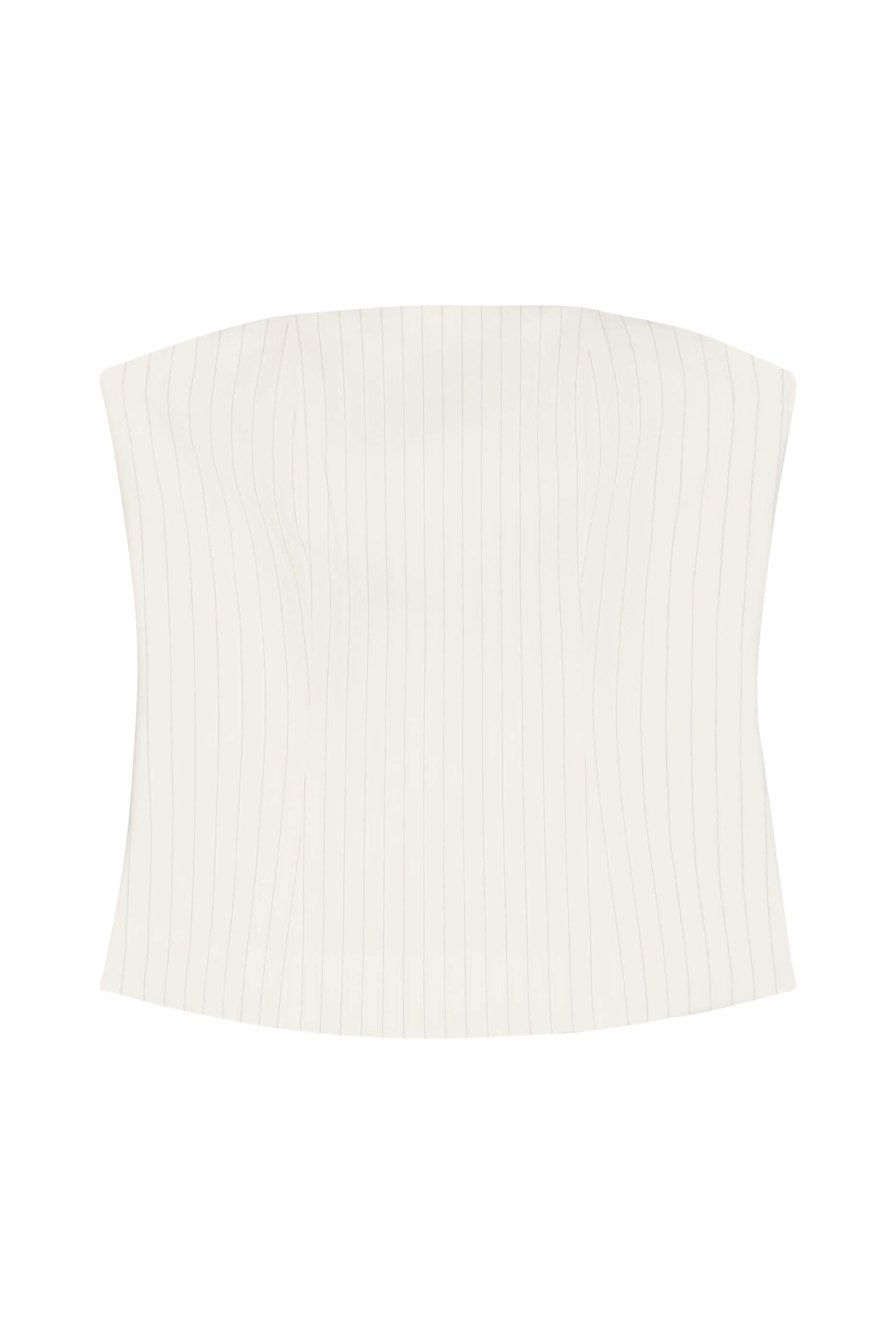 بلوزة بدلة بلا حمالات