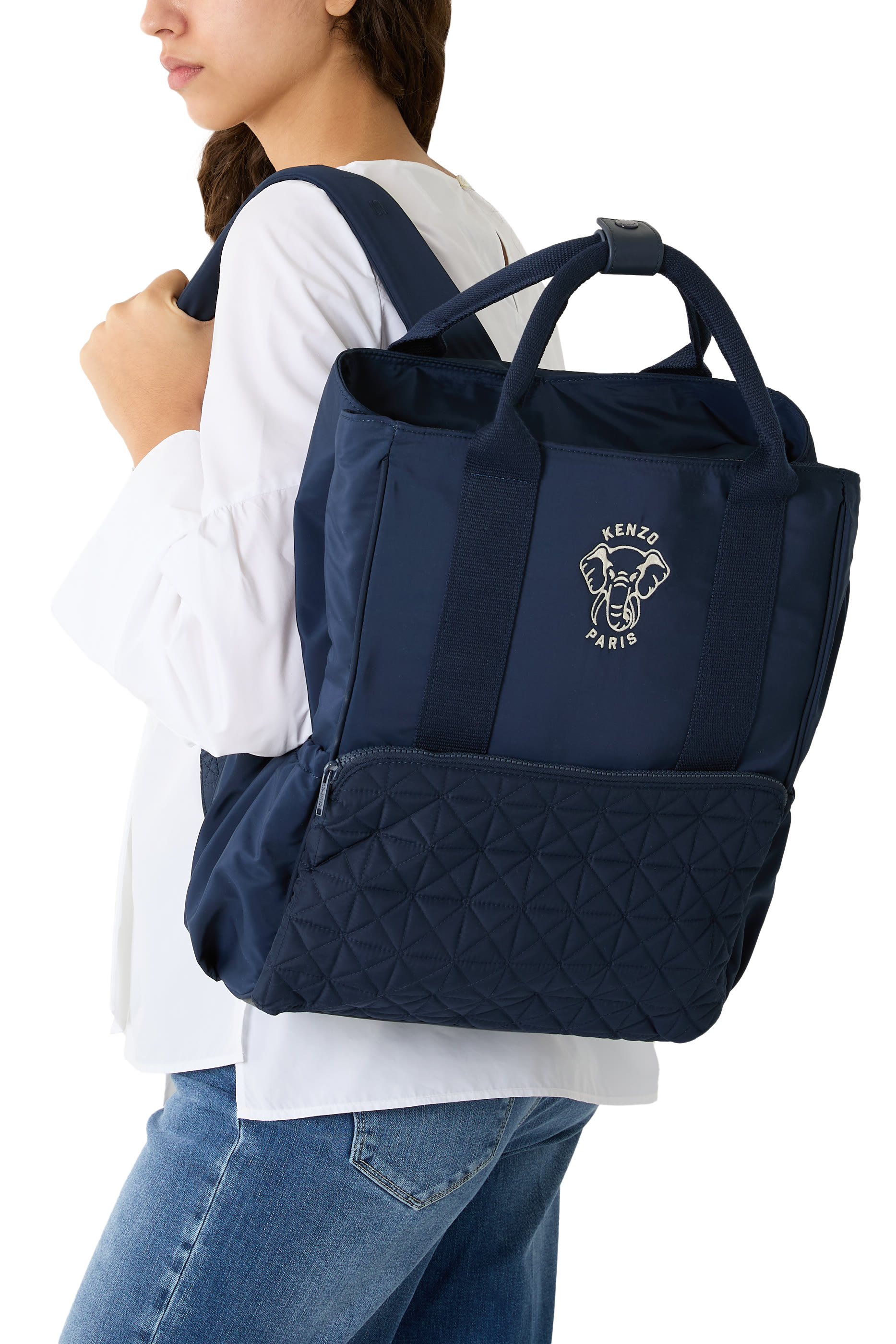 حقيبة مستلزمات أطفال بتطريز فيل