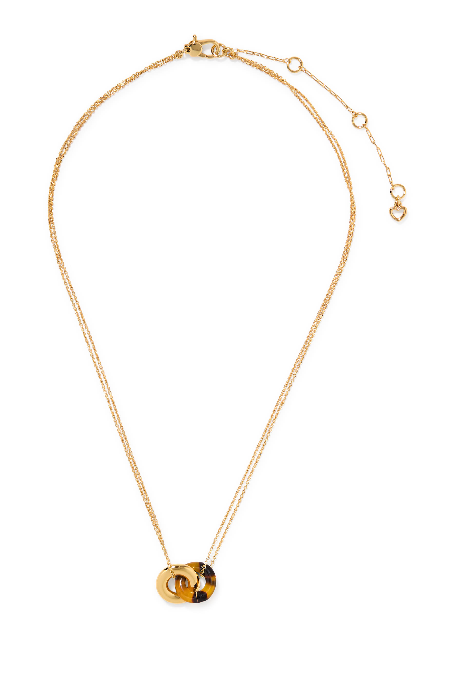 قلادة بدلاية صغيرة بتصميم متداخل