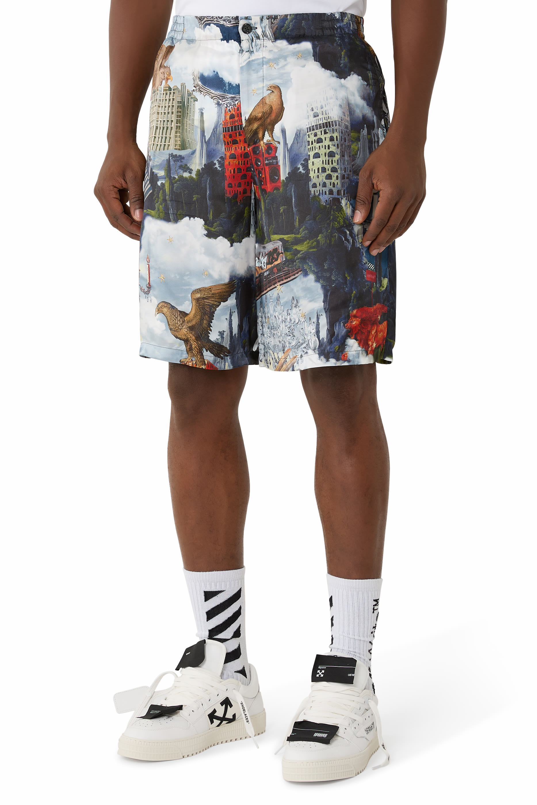 شورت بولينج فيسكوز بنقشة