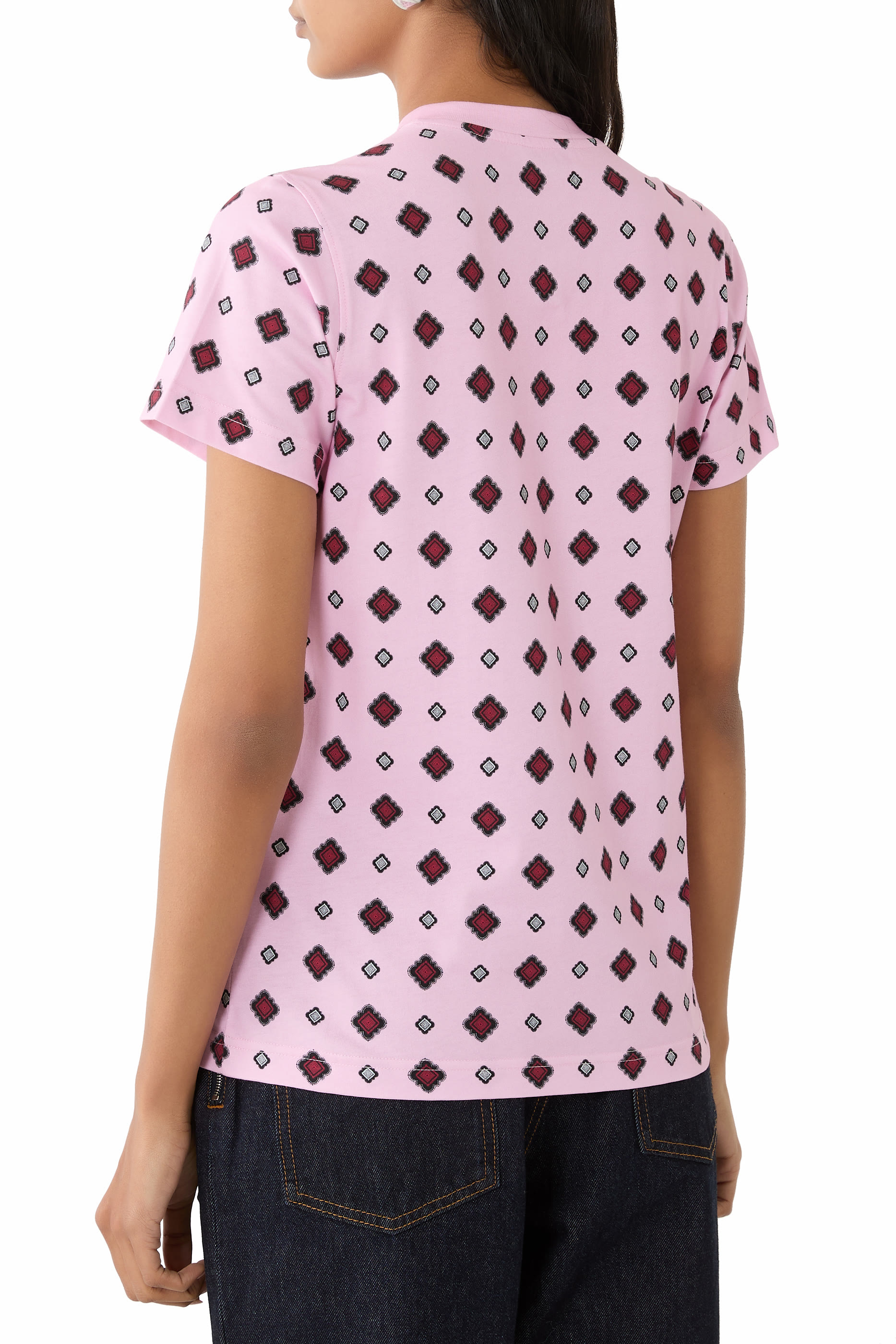 تيشيرت بنقشة الدب تيدي وشعار الماركة