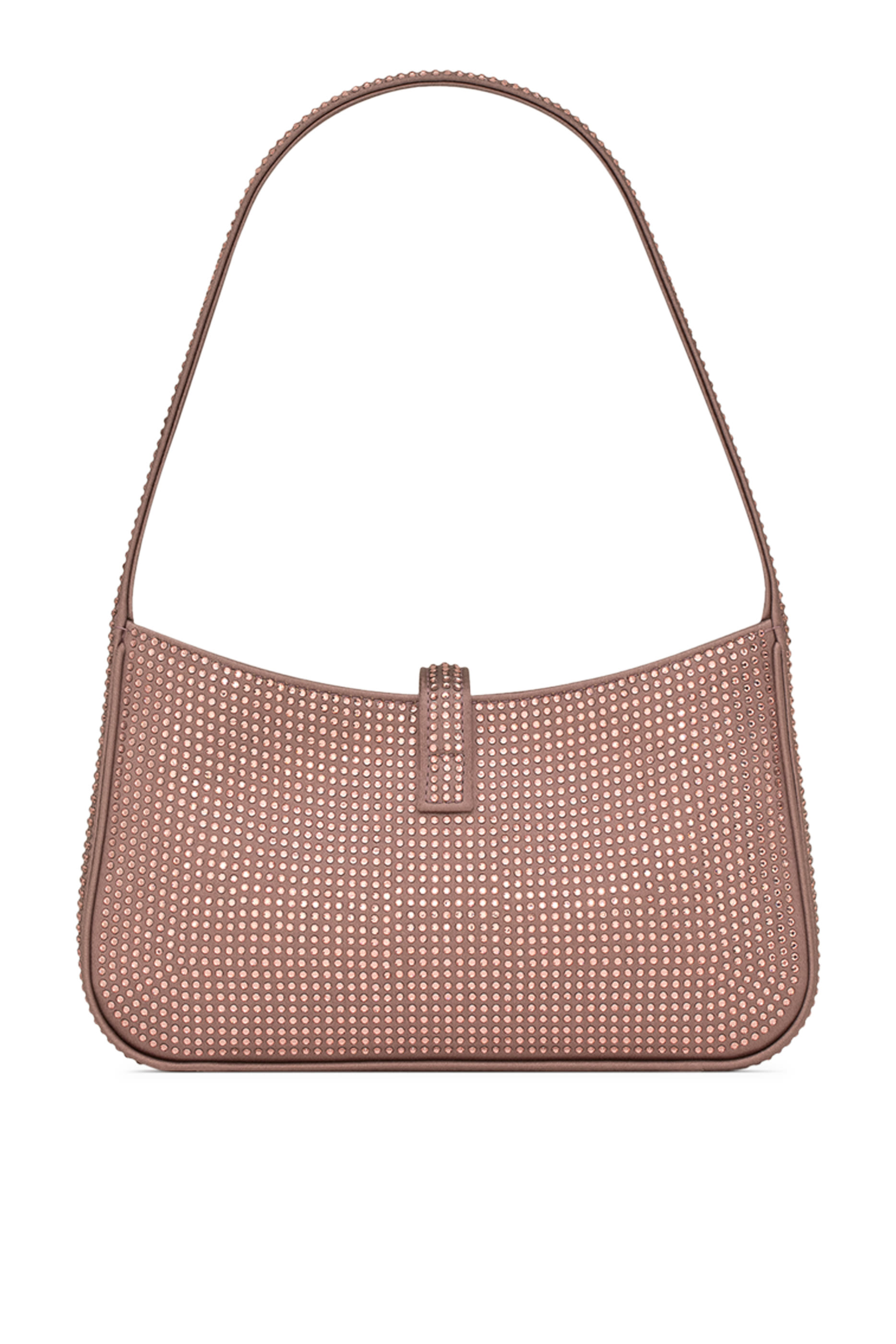 حقيبة لو 5 ايه 7 صغيرة ستان مرصع بالكريستال