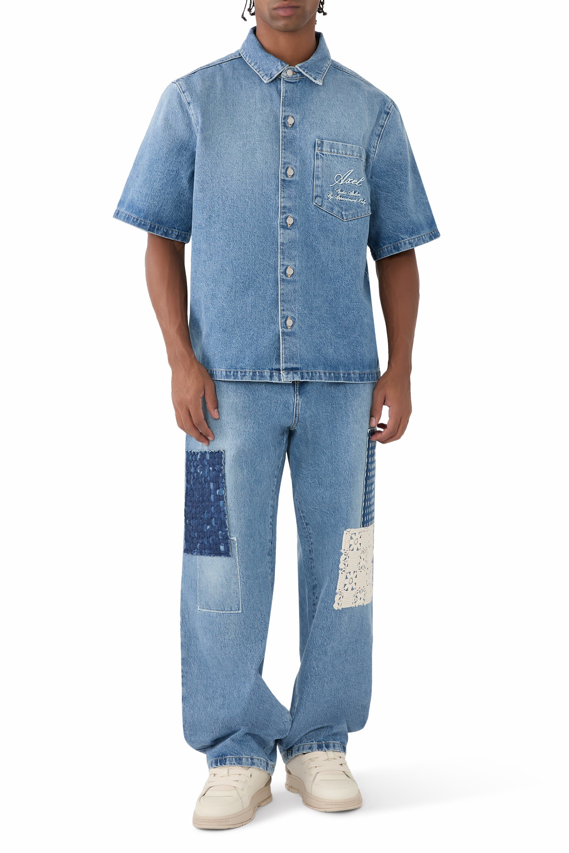 قميص شور دنيم null