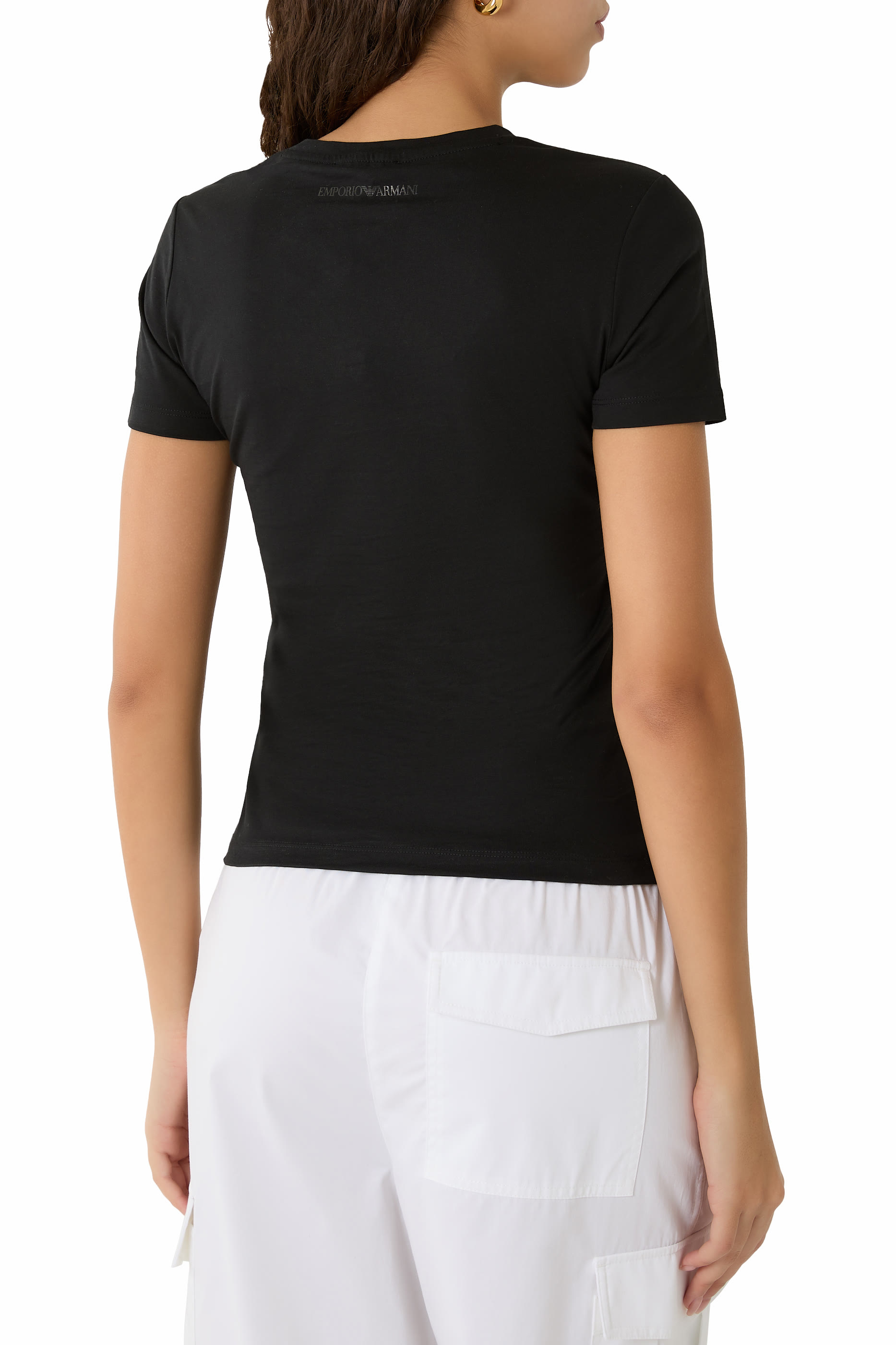 EA Logo Chain Neck T-Shirt