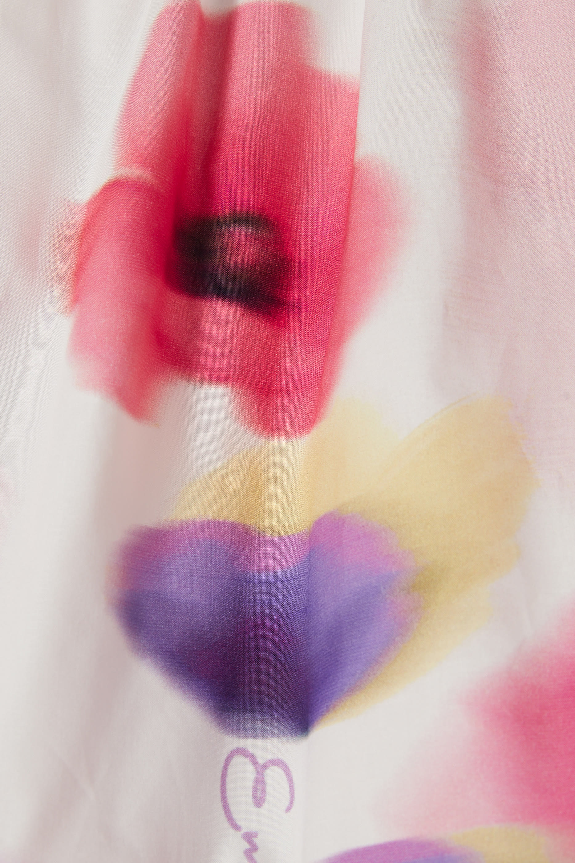 Kids Poplin With All-Over Print Dress