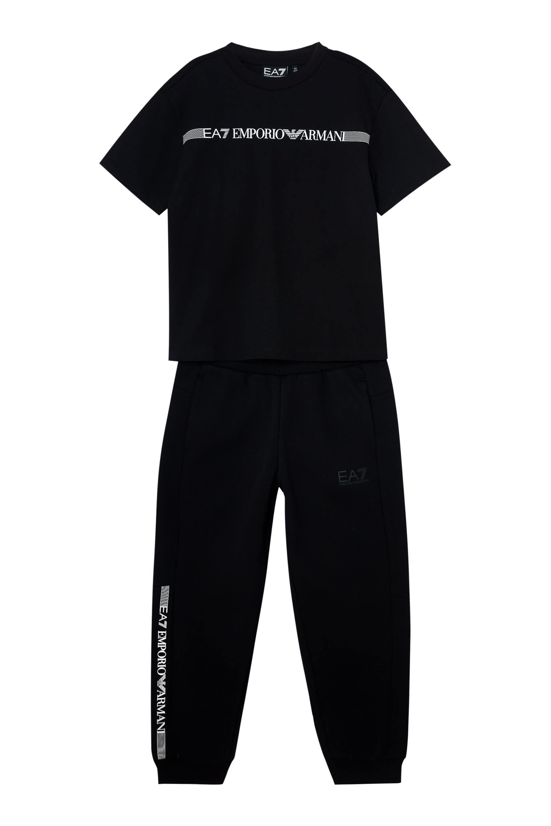 Kids EA7 Logo Joggers