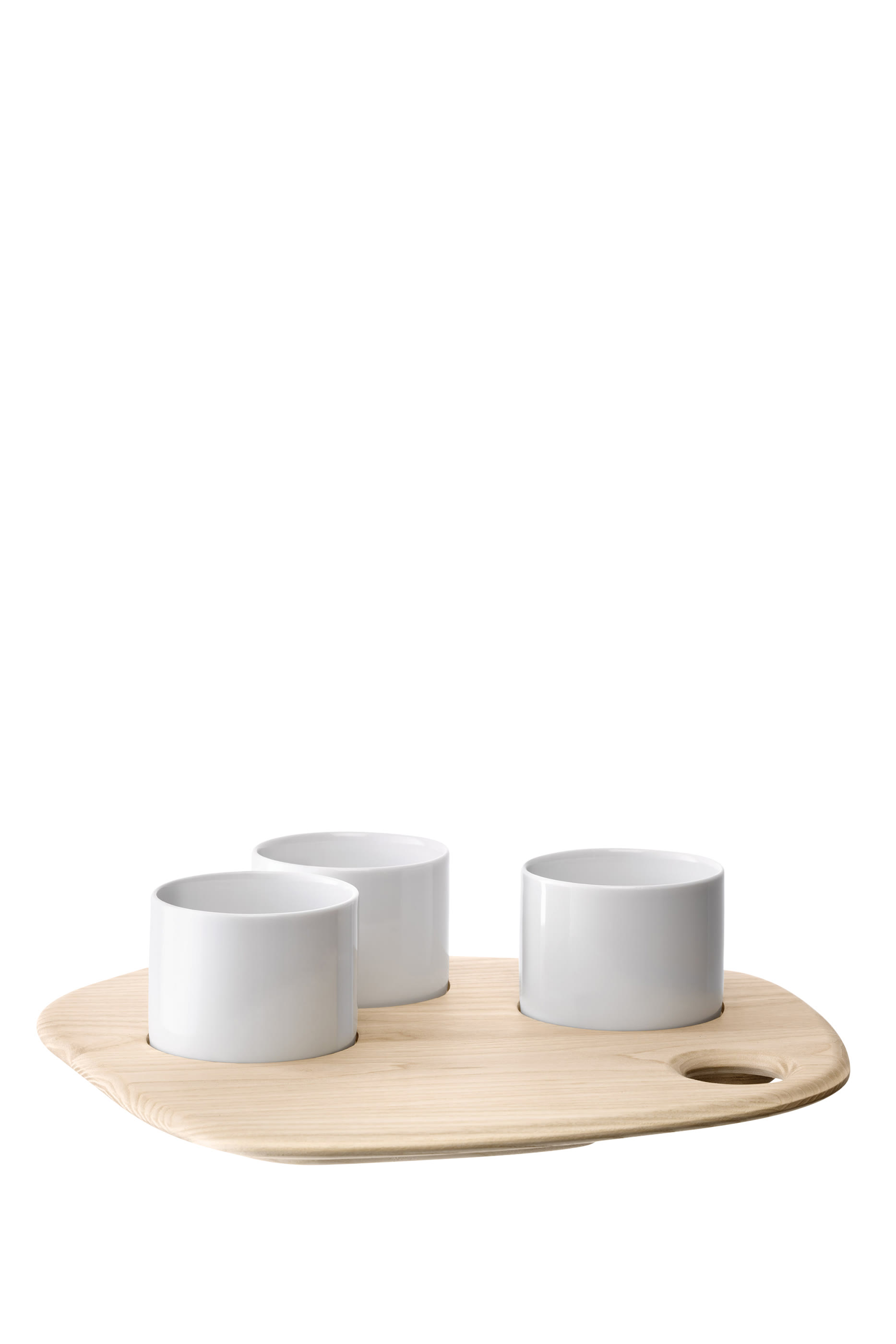 طقم تاباس باليت مع لوح خشب رماد