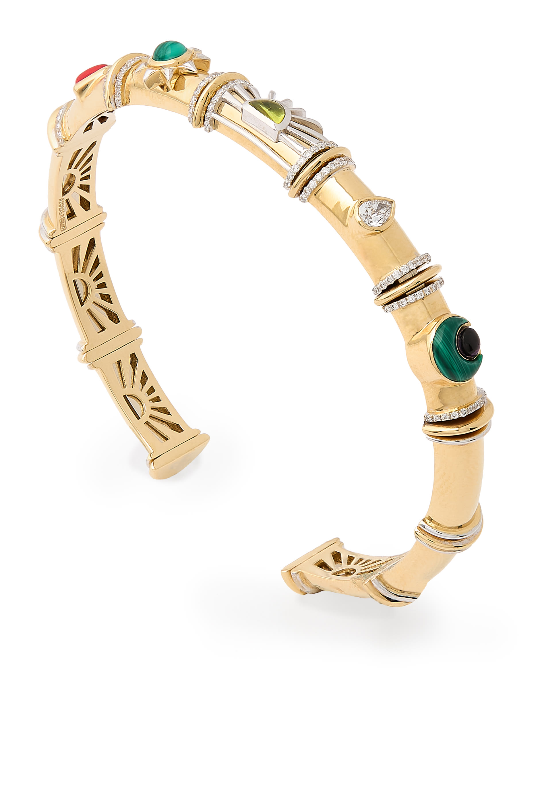 سوار بحلي متعددة، ذهب أصفر عيار 18