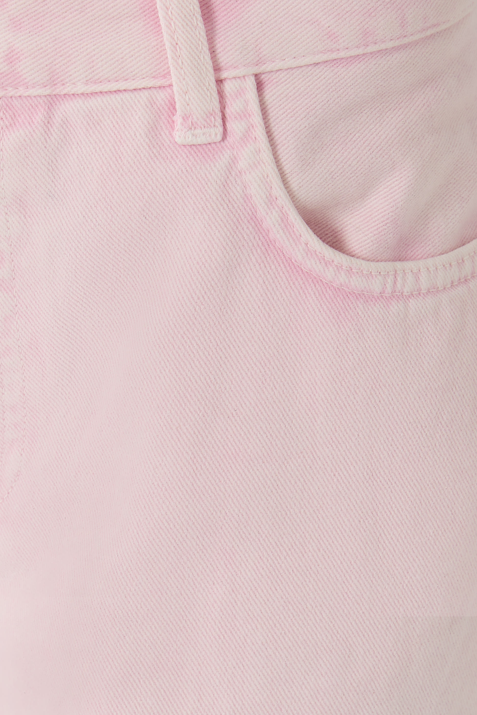 بنطال جينز فضفاض بخصر منخفض