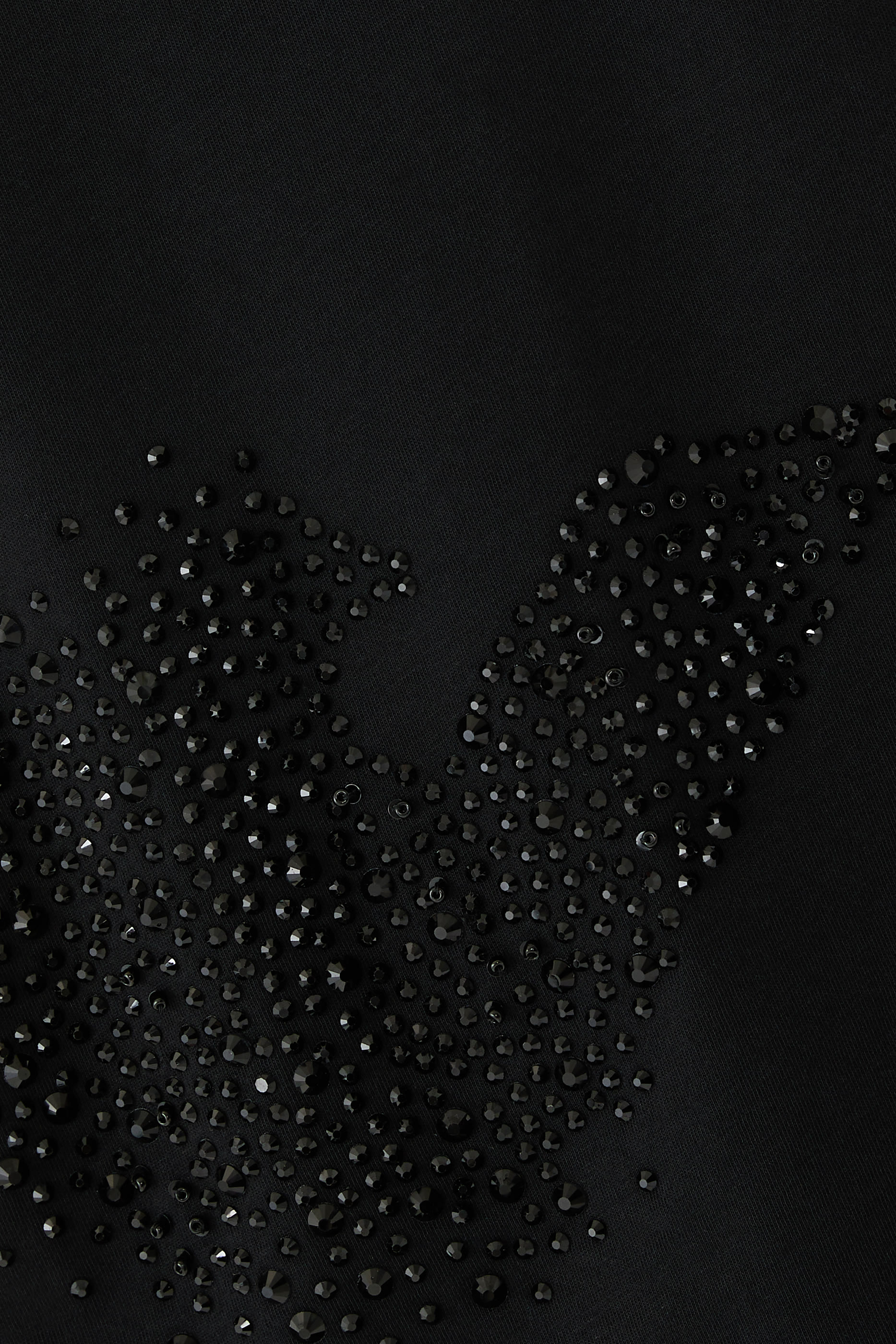 Rhinestone Eagle Logo Jersey T-Shirt