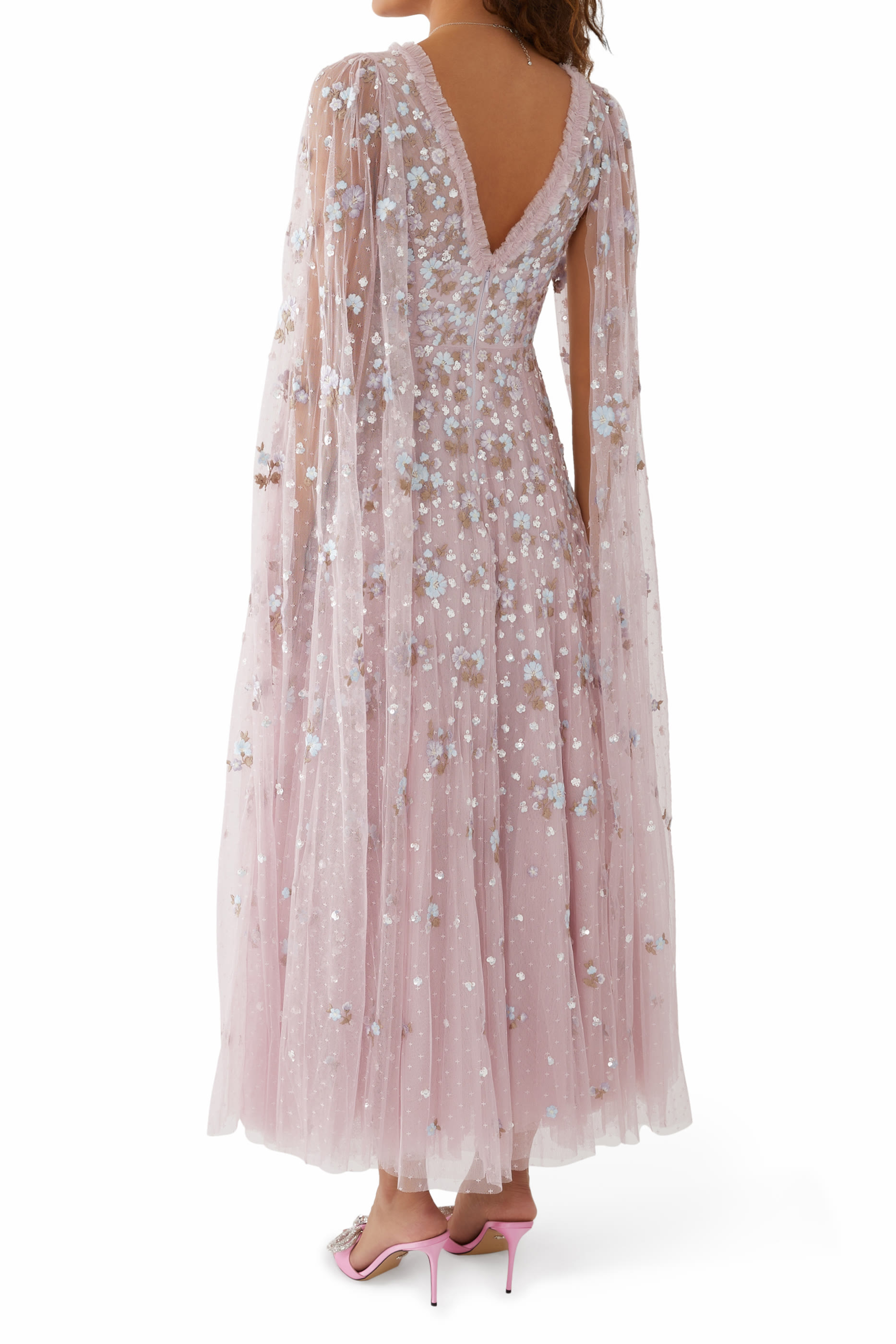 فستان سهرة داهليا بطول الكاحل null