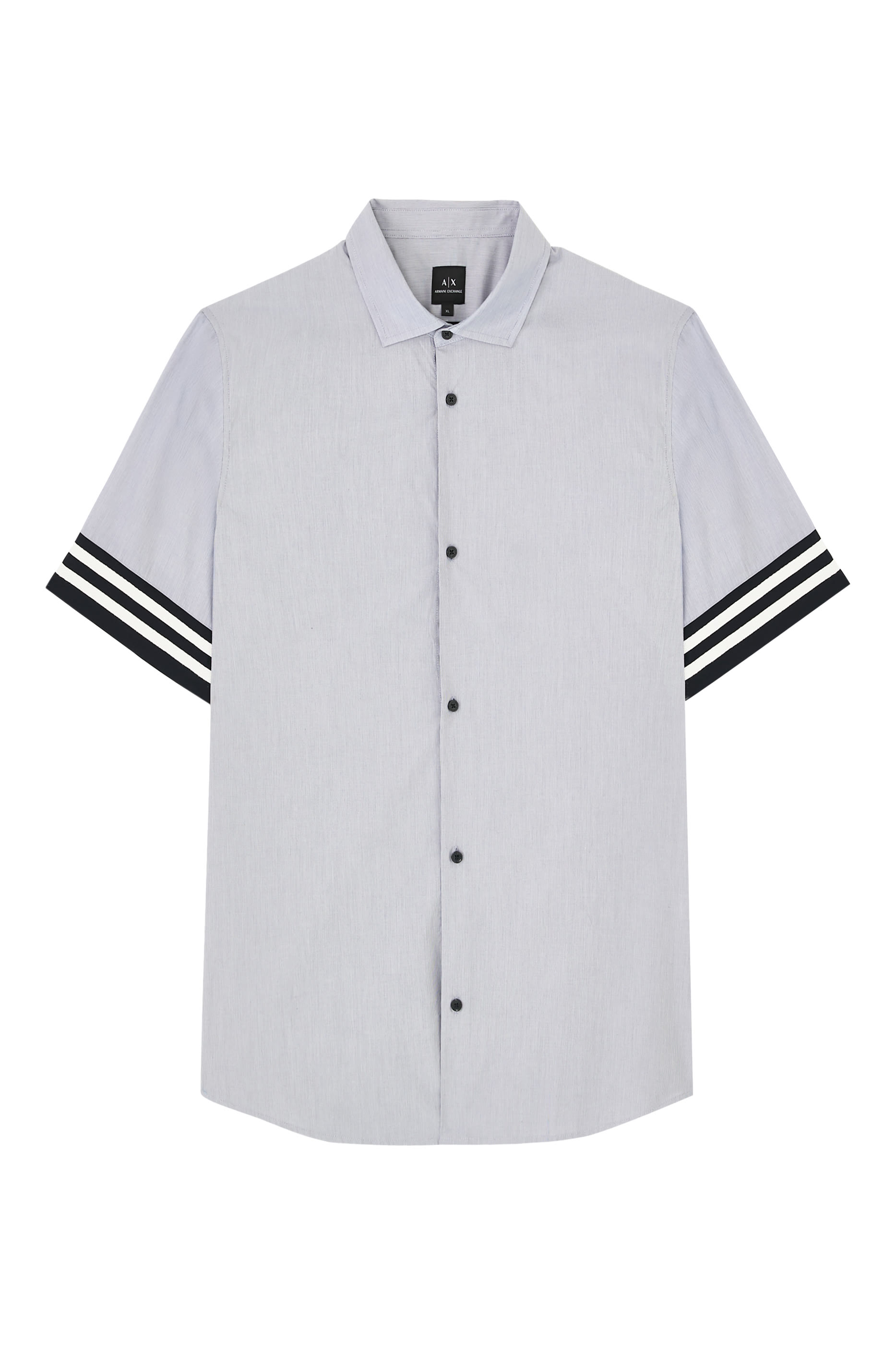 قميص مارينا بأكمام مخططة