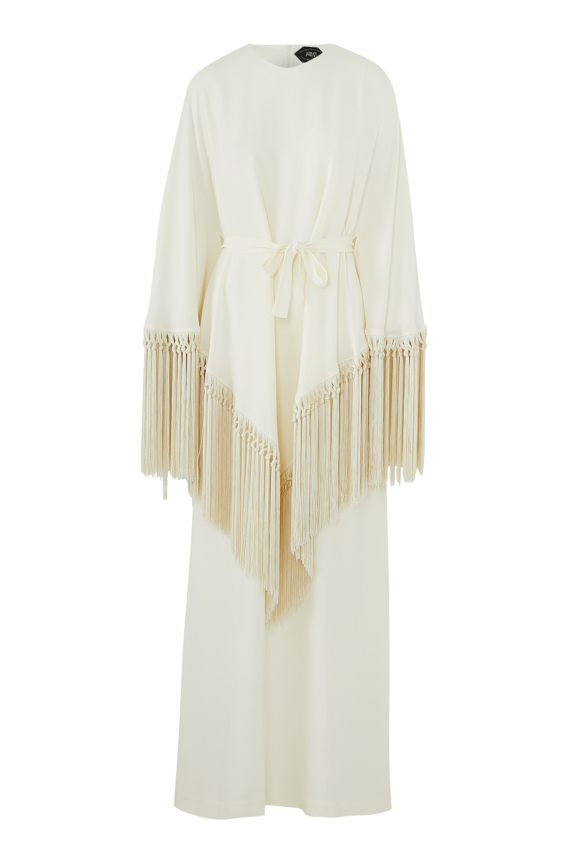 قفطان بوهيمين مع شراشيب مربوطة باليد