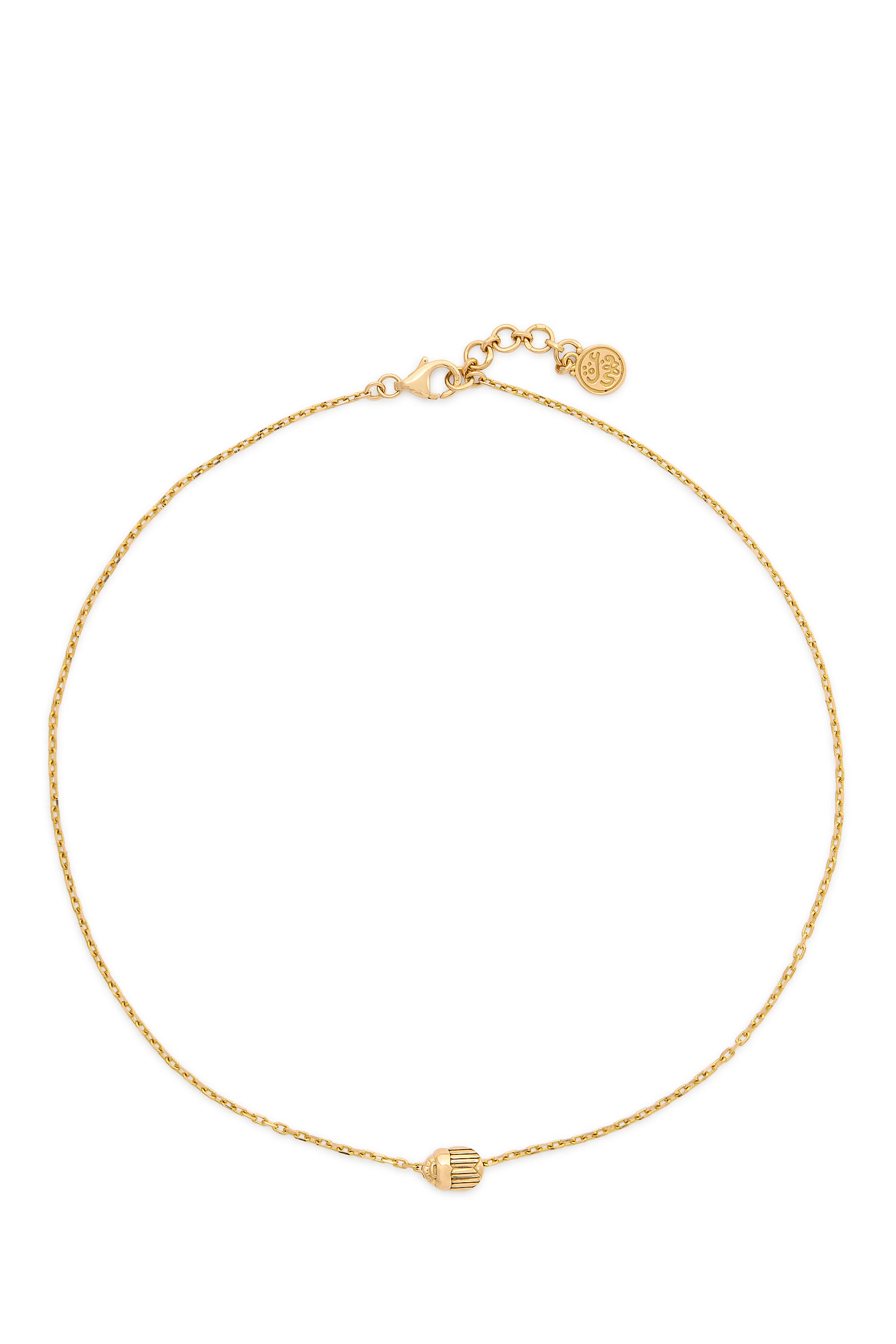 Solar Voyage Chain Necklace, 18k Yellow Gold