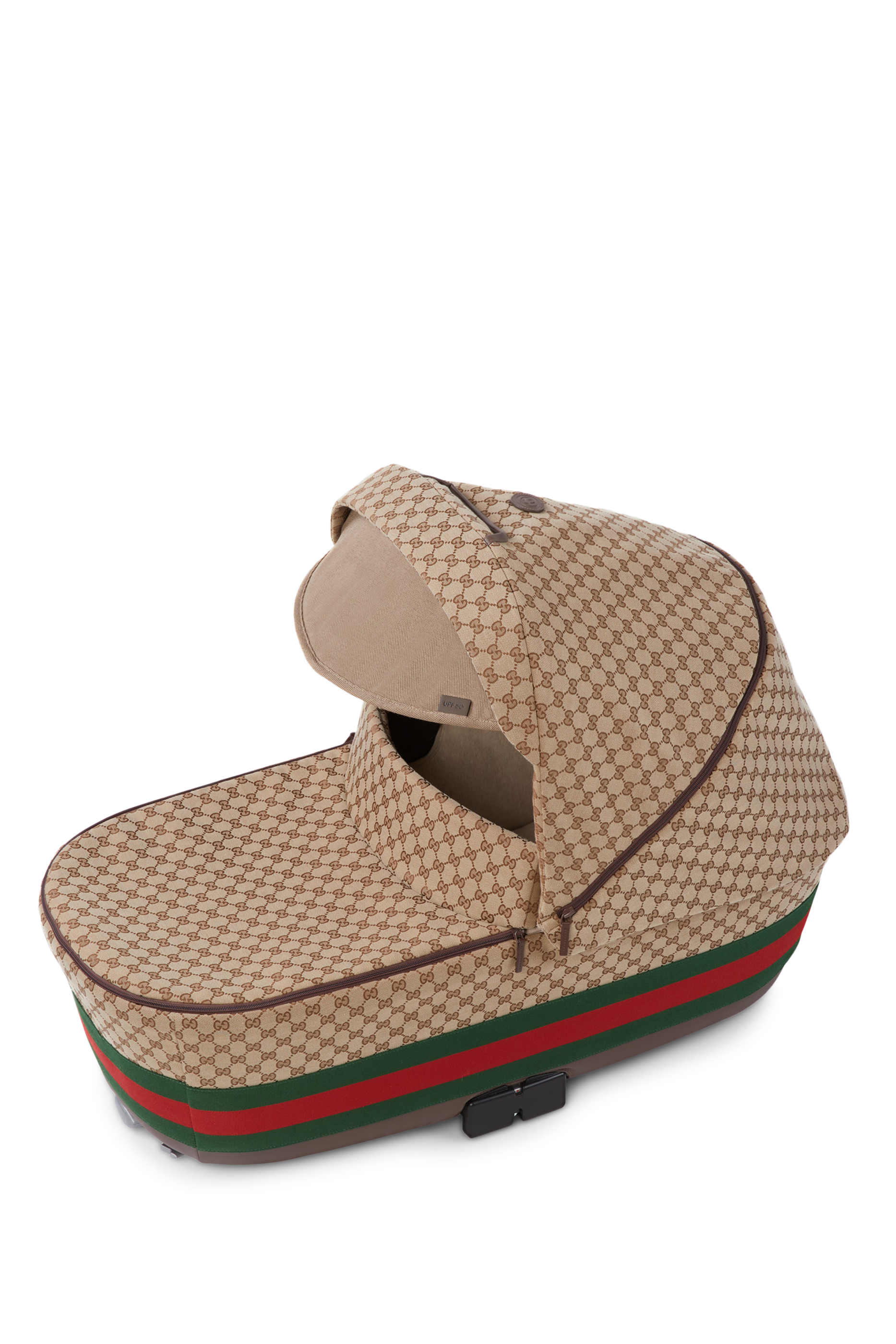 مجموعة مهد وعربة أطفال بشعار الماركة