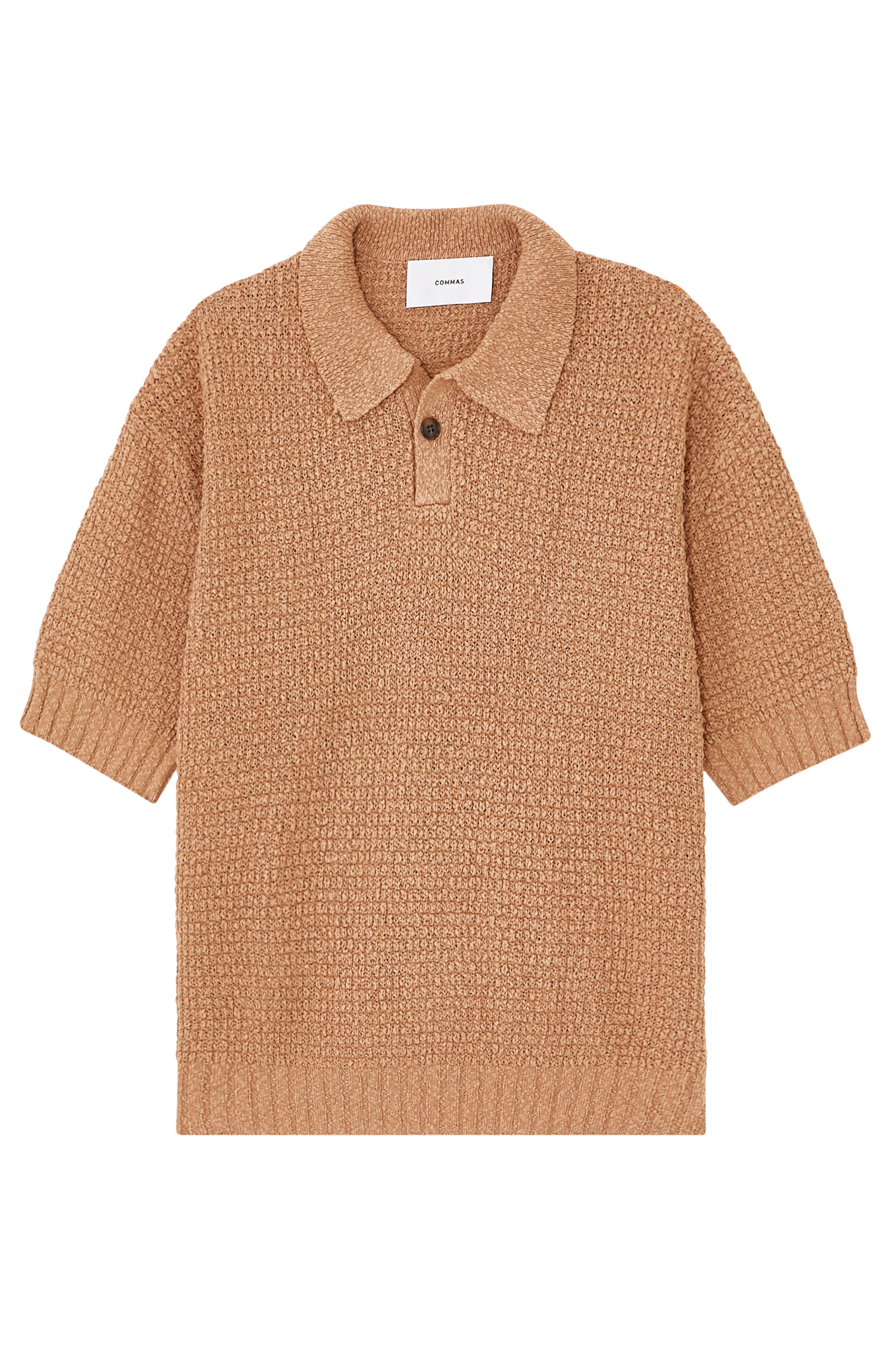 Textured Knit Polo