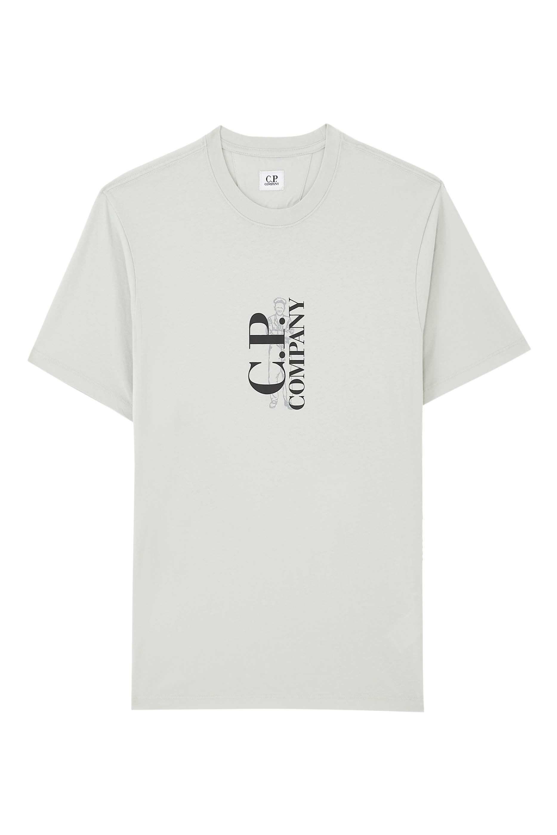 تيشيرت بشعار  الماركة عمودي 30/1 جيرسيه