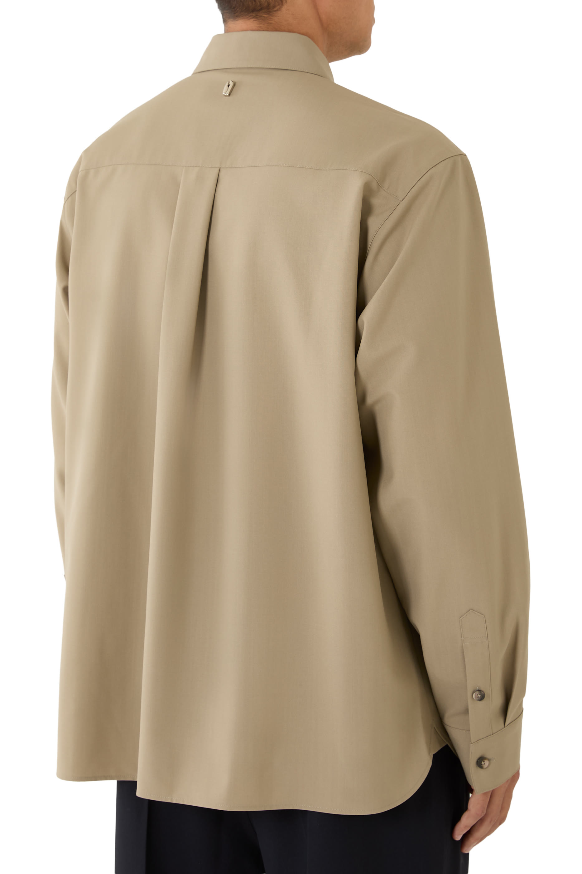 قميص كلاسيكي مزيج صوف