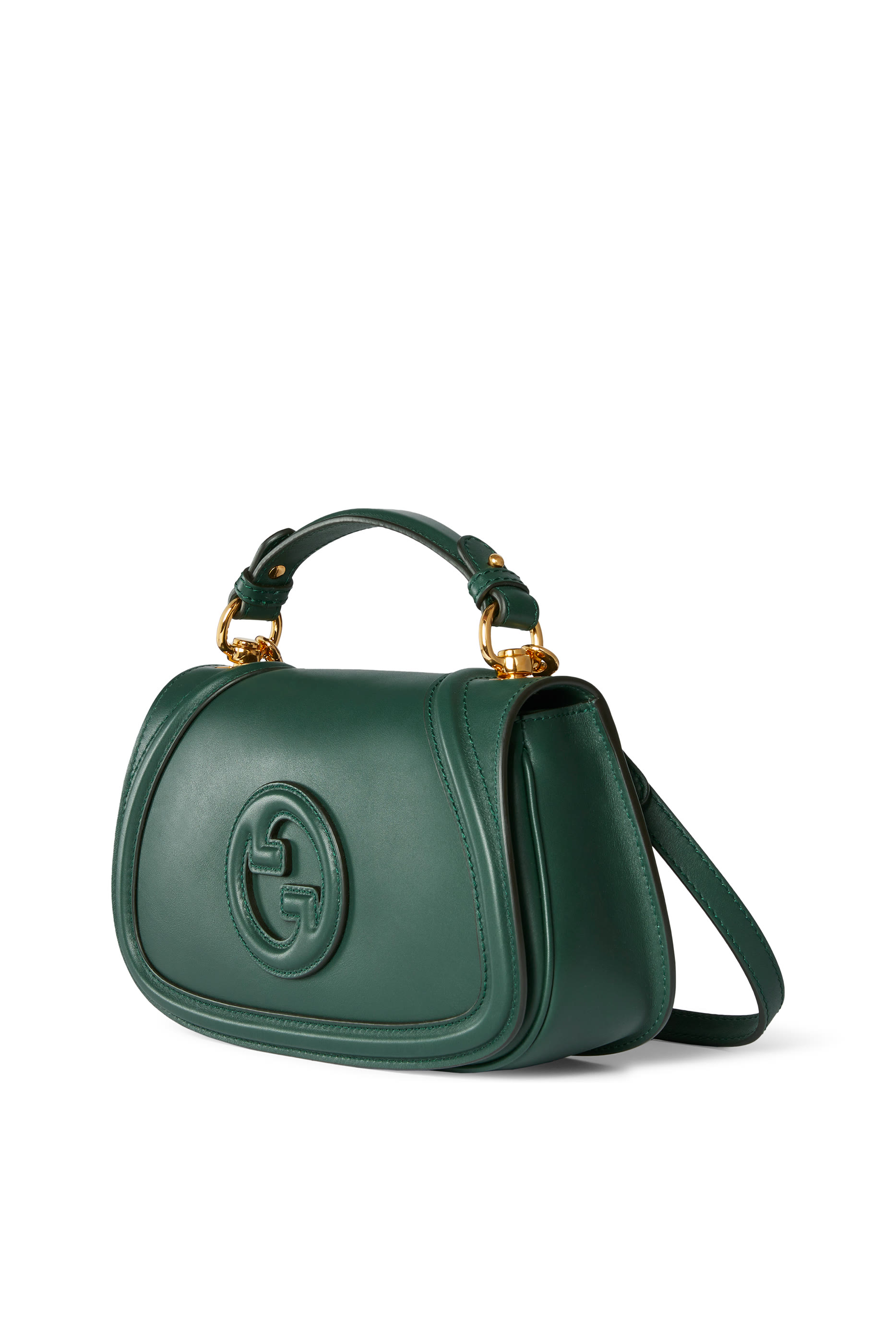 حقيبة يد بلوندي متوسطة بيد علوية