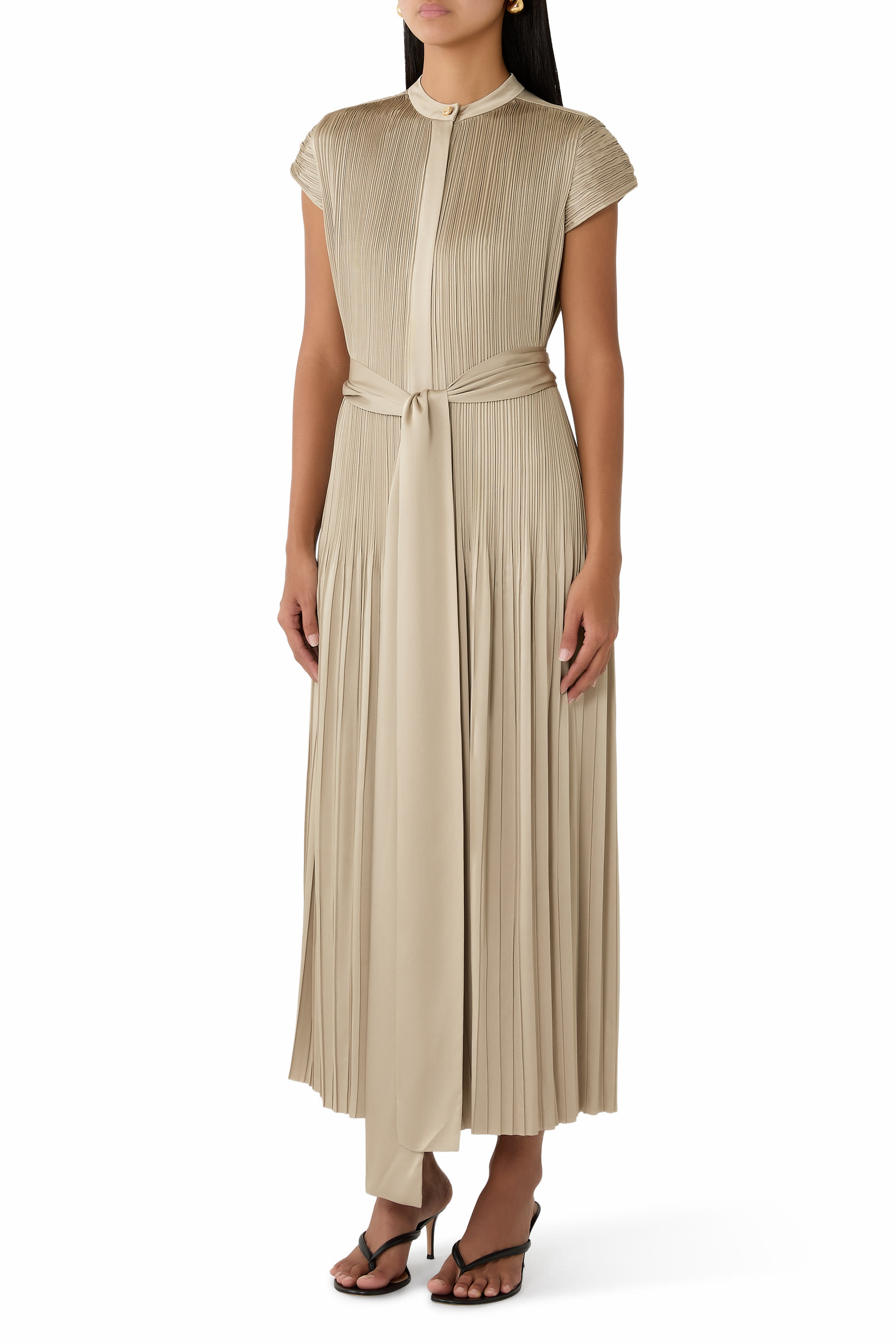 فستان كوكتيل فير مزيج حرير وساتان