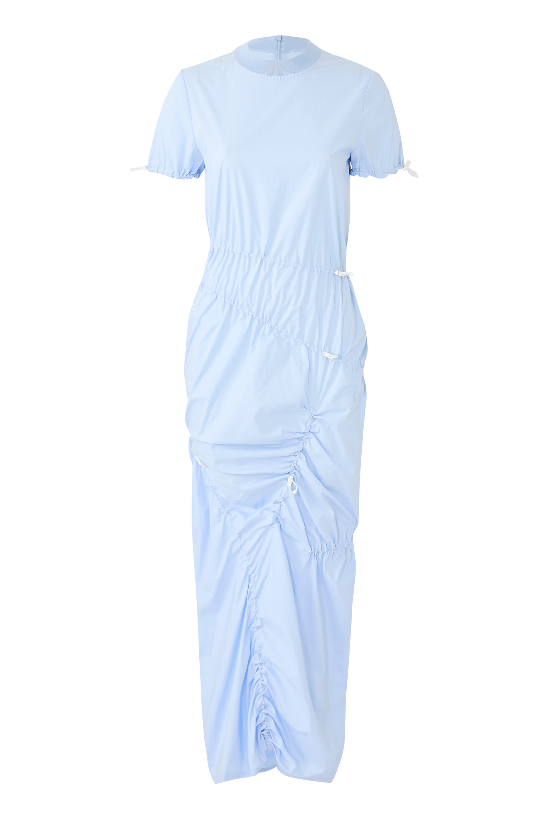 فستان قطن بوبلين مطاطي