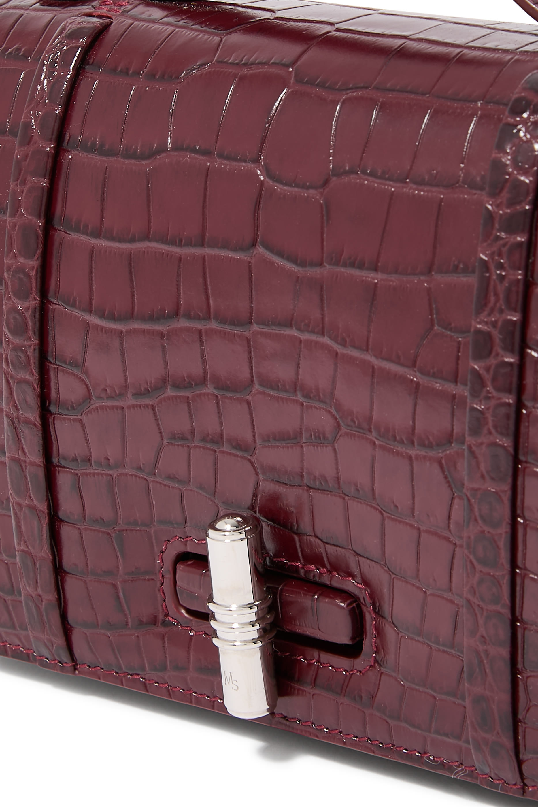 حقيبة يد ماي صغيرة بنقشة جلد