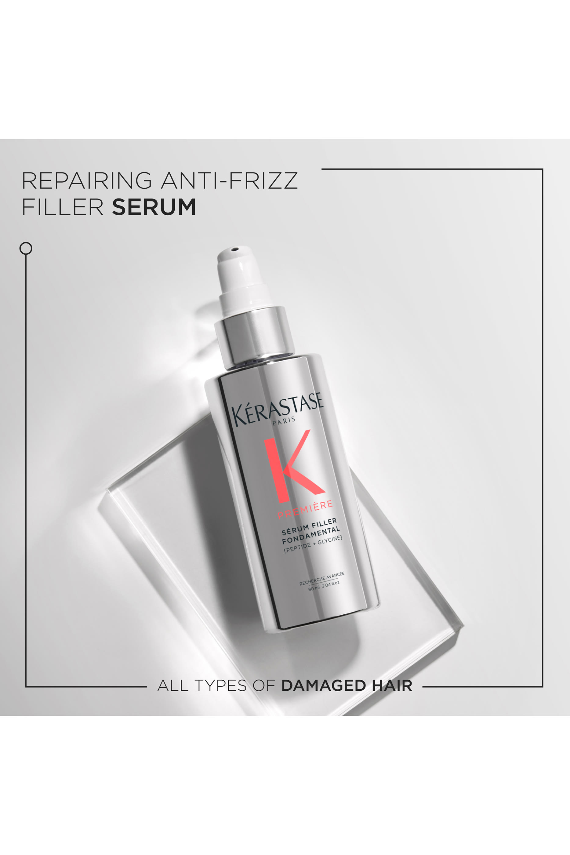 سيروم فيلر فوندمنتال لإصلاح الشعر والقضاء على التجعد