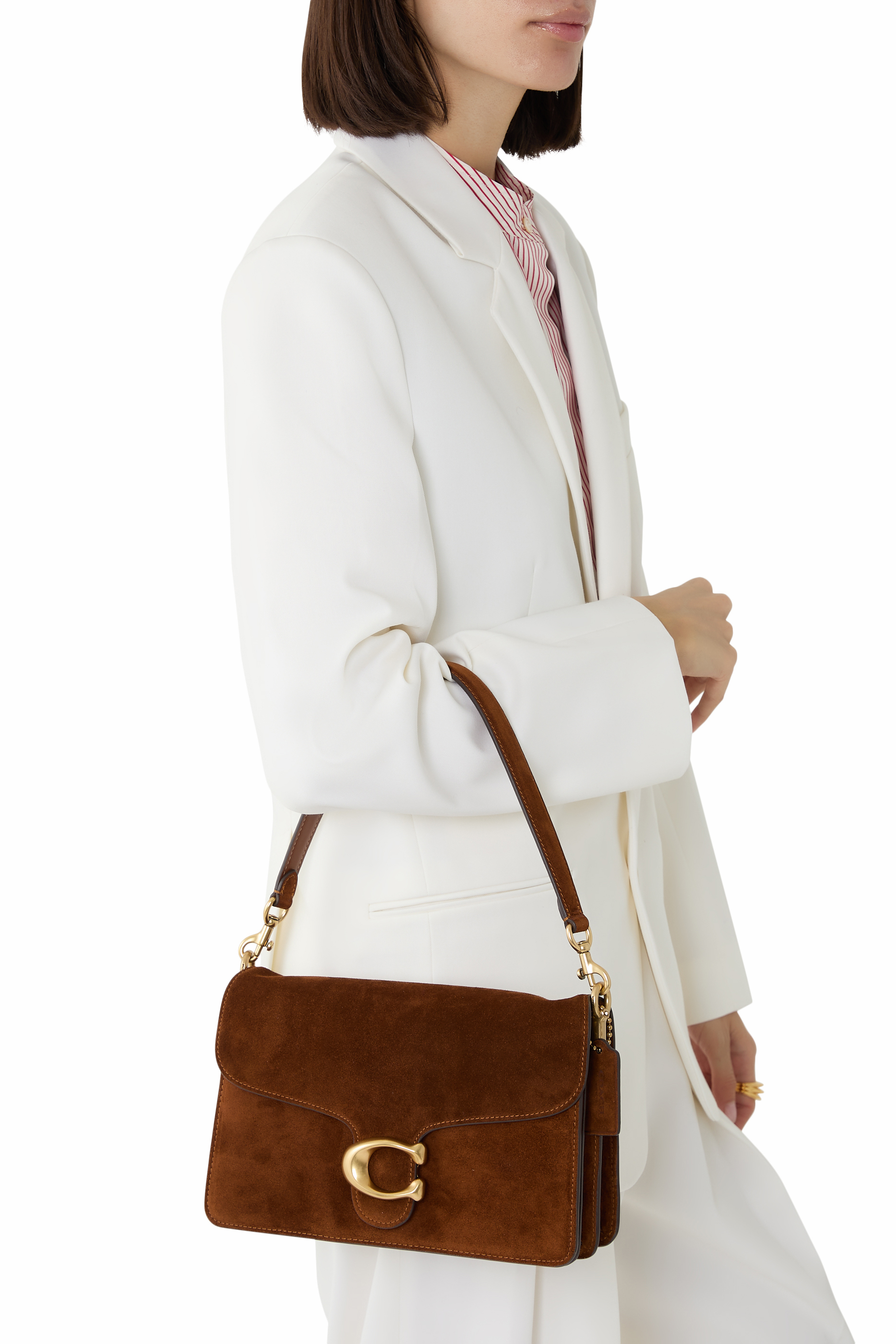 حقيبة كتف تابي بسلسلة